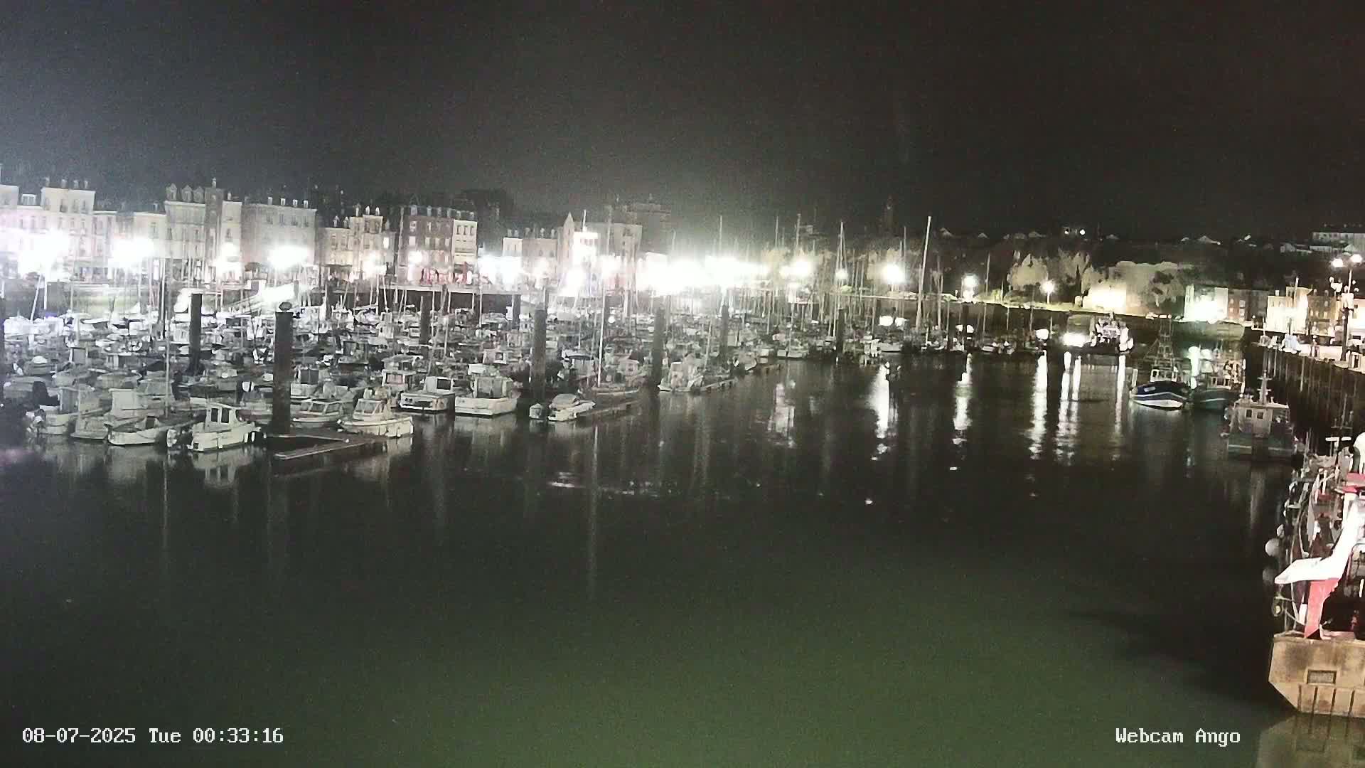 Dieppe, Port de Plaisance Marine Live Cam - Dieppe, Seine-Maritime, Normandie, France