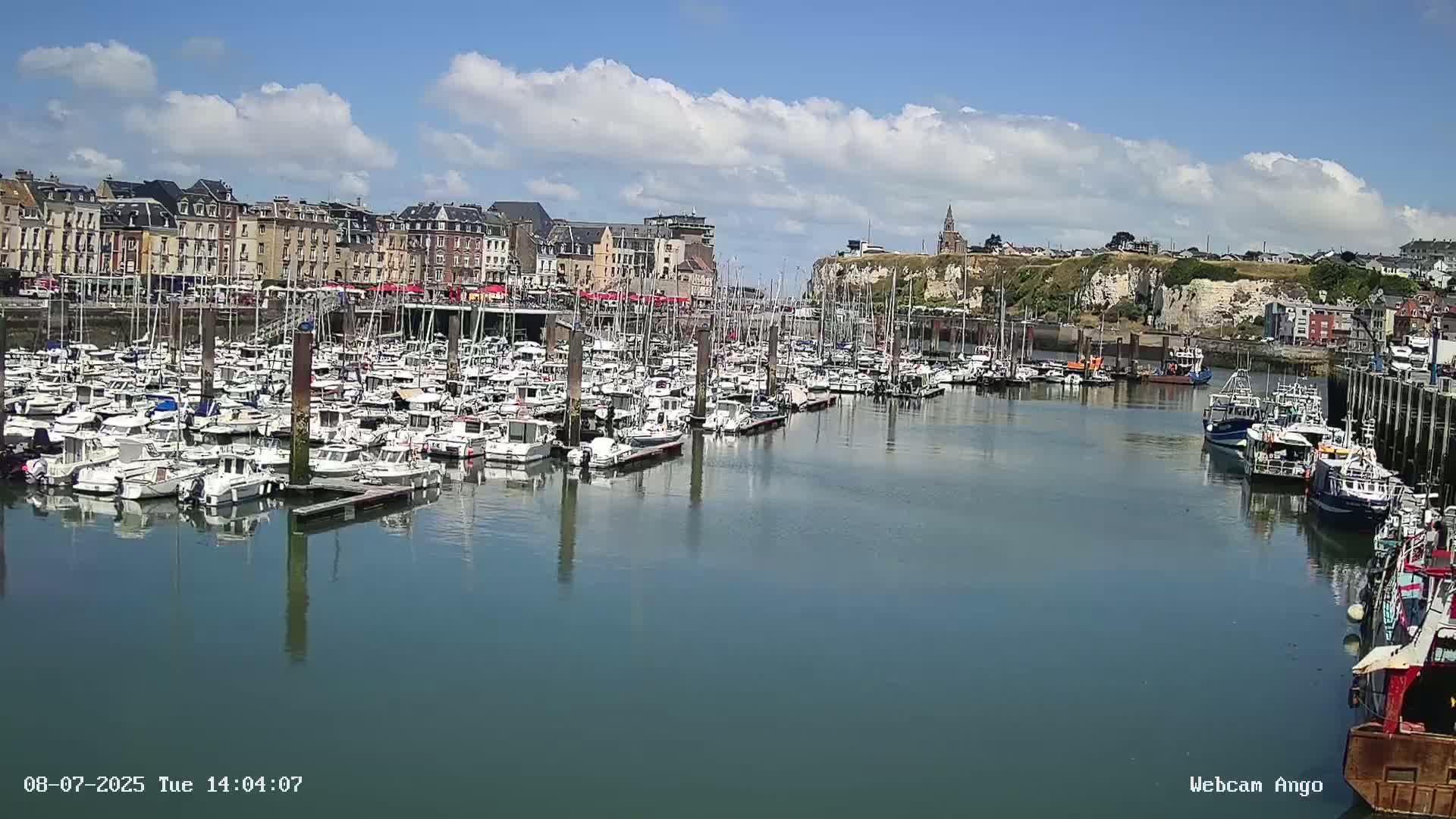 Dieppe, Port de Plaisance Marine Live Cam - Dieppe, Seine-Maritime, Normandie, France