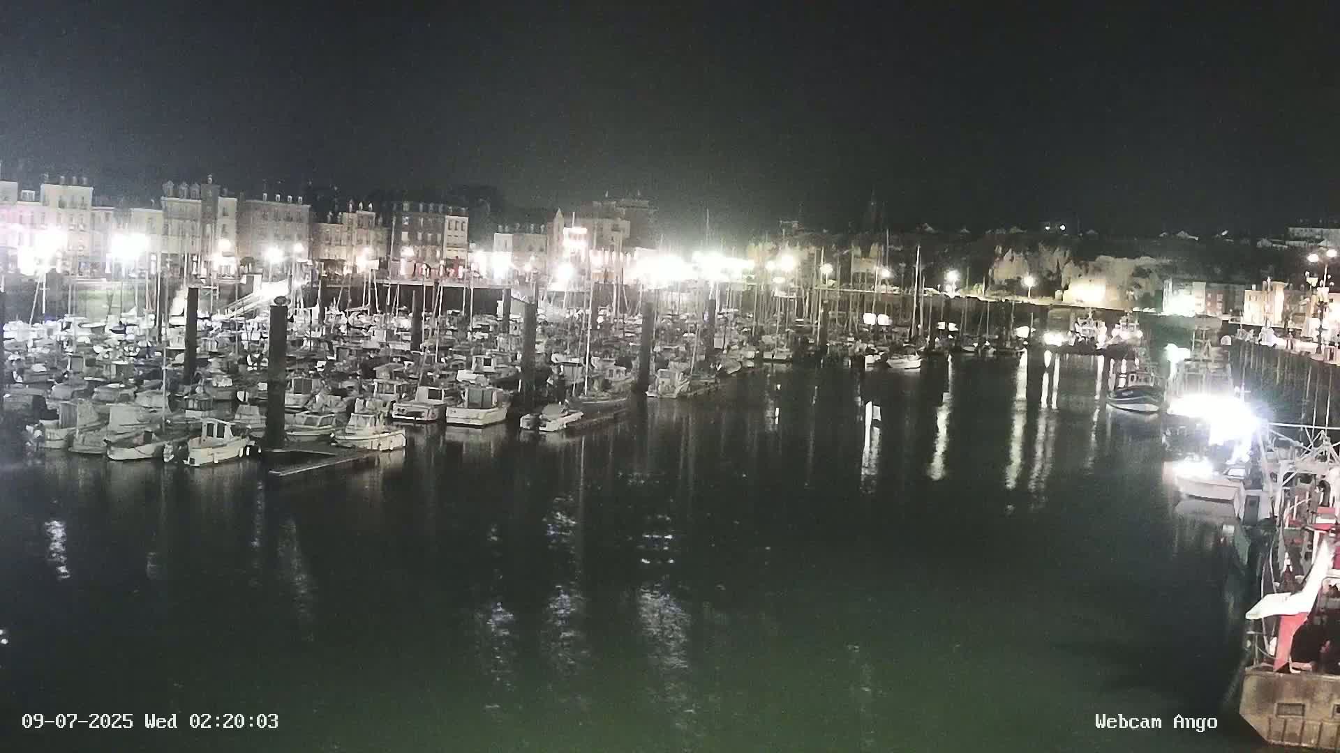 Dieppe, Port de Plaisance Marine Live Cam - Dieppe, Seine-Maritime, Normandie, France
