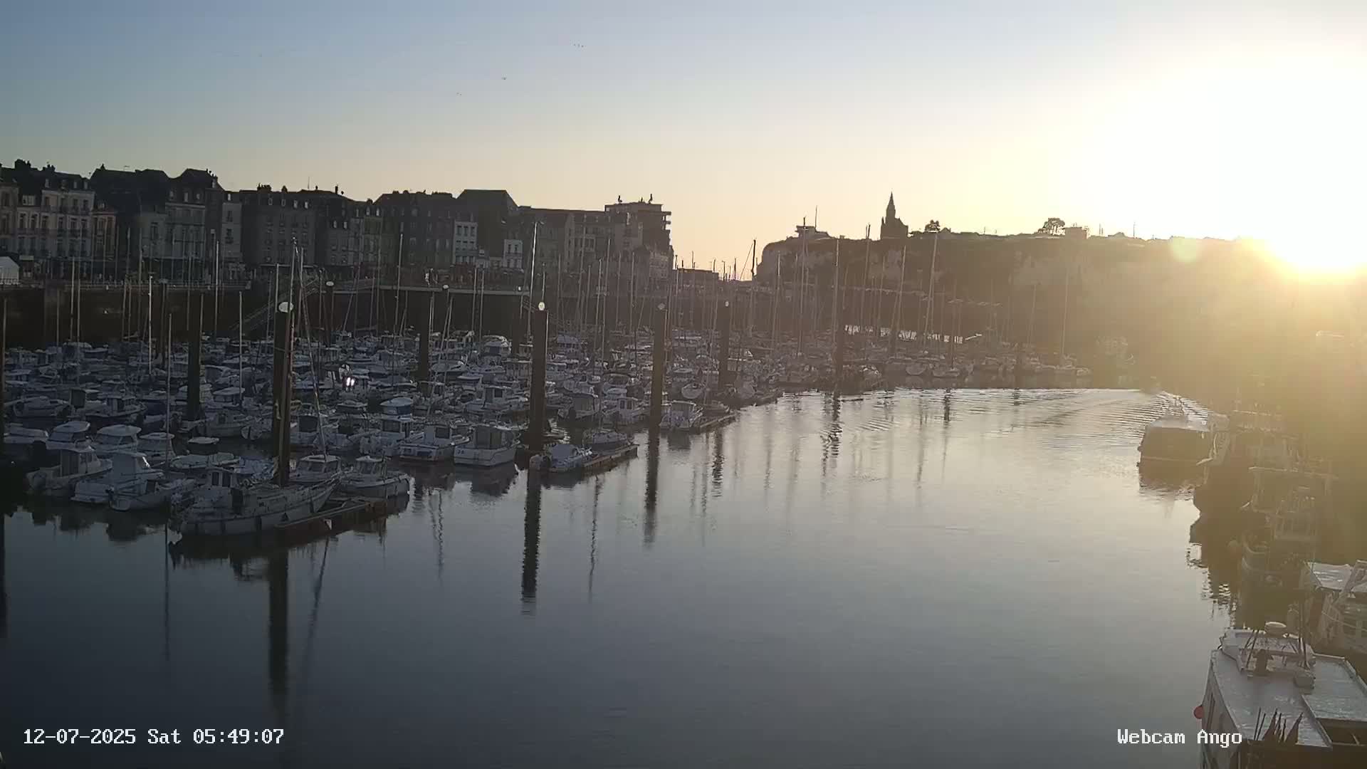 Dieppe, Port de Plaisance Marine Live Cam - Dieppe, Seine-Maritime, Normandie, France
