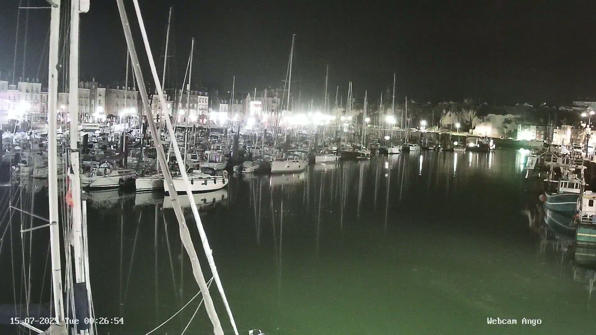 Dieppe, Port de Plaisance Marine Live Cam - Dieppe, Seine-Maritime, Normandie, France