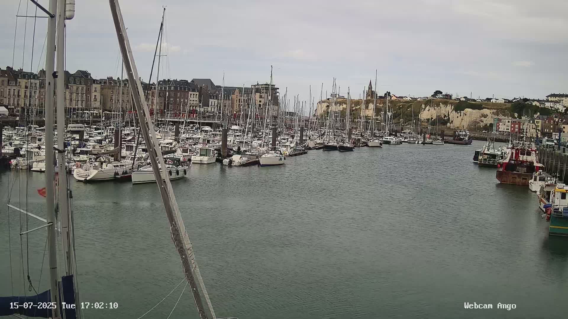 Dieppe, Port de Plaisance Marine Live Cam - Dieppe, Seine-Maritime, Normandie, France