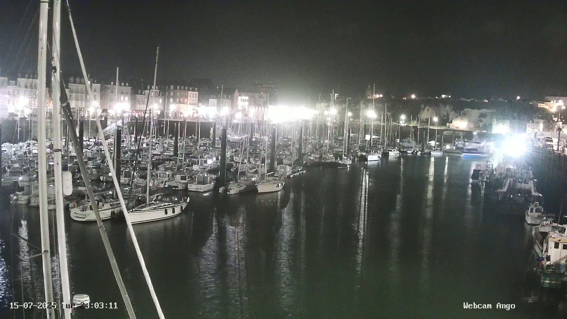 Dieppe, Port de Plaisance Marine Live Cam - Dieppe, Seine-Maritime, Normandie, France