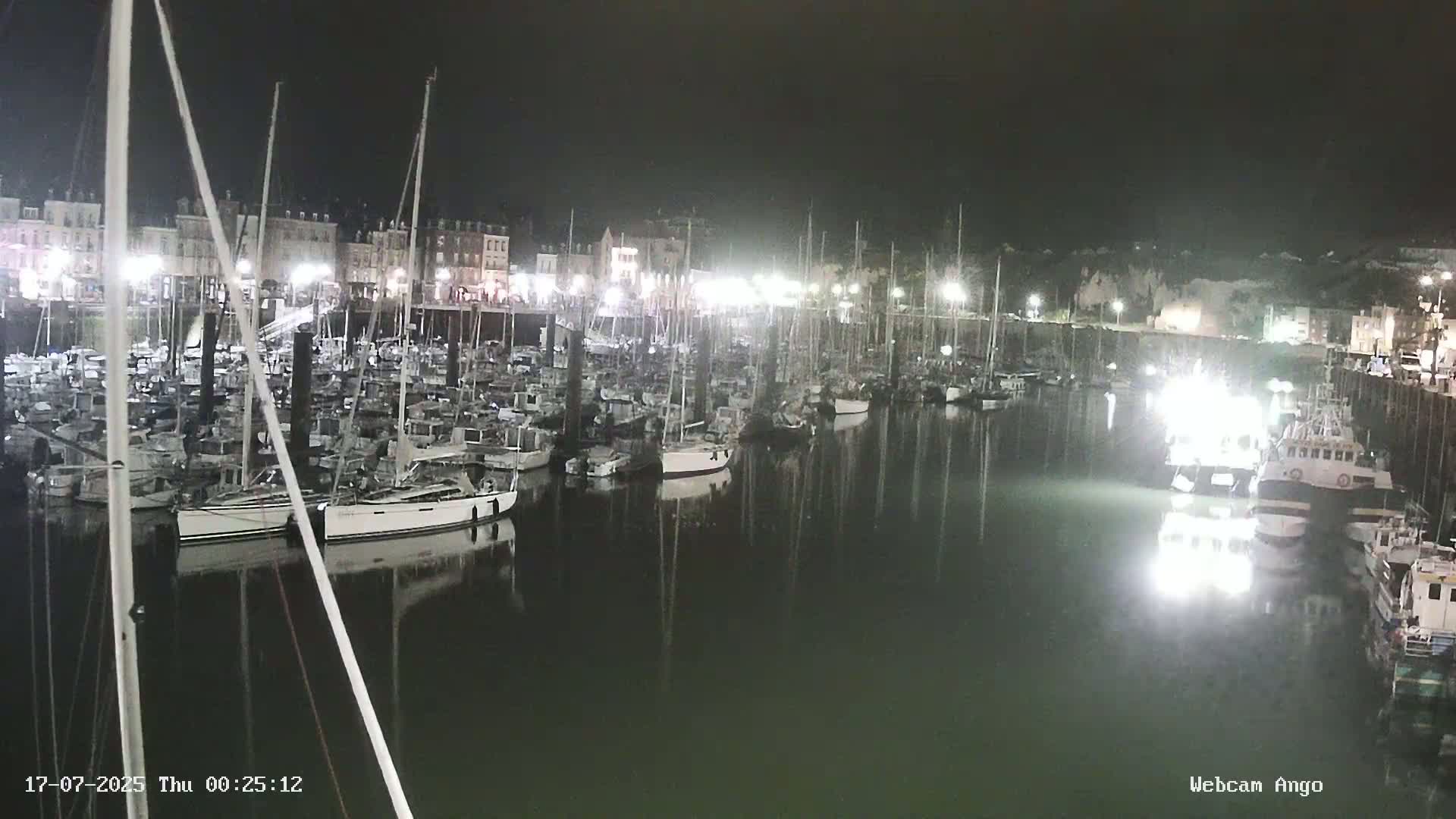 Dieppe, Port de Plaisance Marine Live Cam - Dieppe, Seine-Maritime, Normandie, France