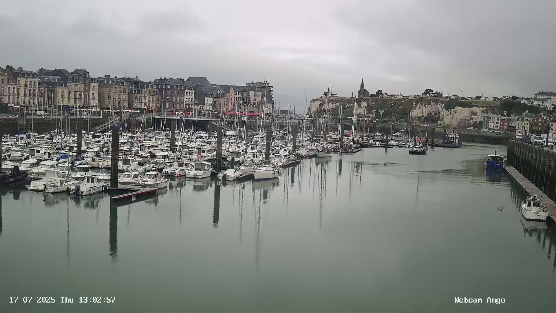 Dieppe, Port de Plaisance Marine Live Cam - Dieppe, Seine-Maritime, Normandie, France