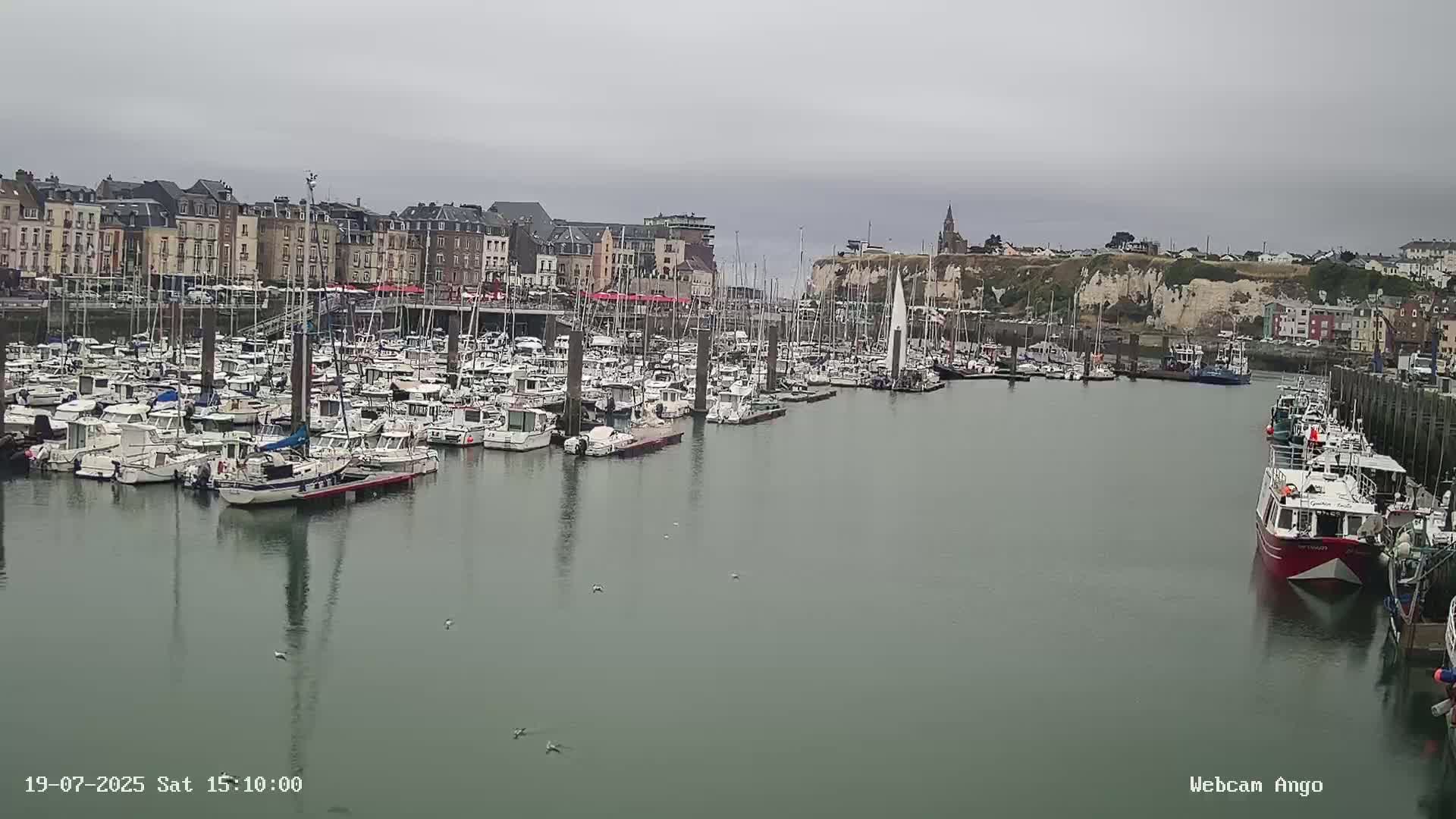 Dieppe, Port de Plaisance Marine Live Cam - Dieppe, Seine-Maritime, Normandie, France