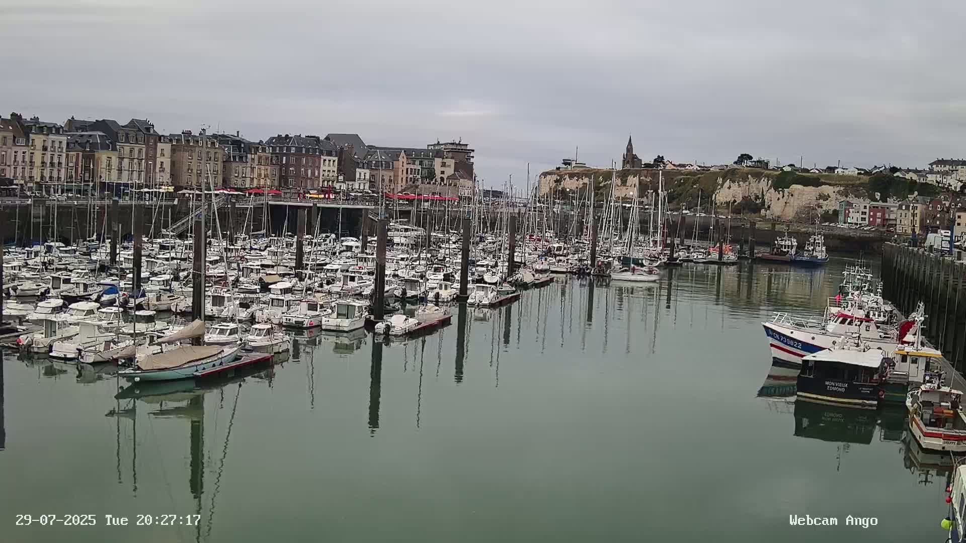 Dieppe, Port de Plaisance Marine Live Cam - Dieppe, Seine-Maritime, Normandie, France