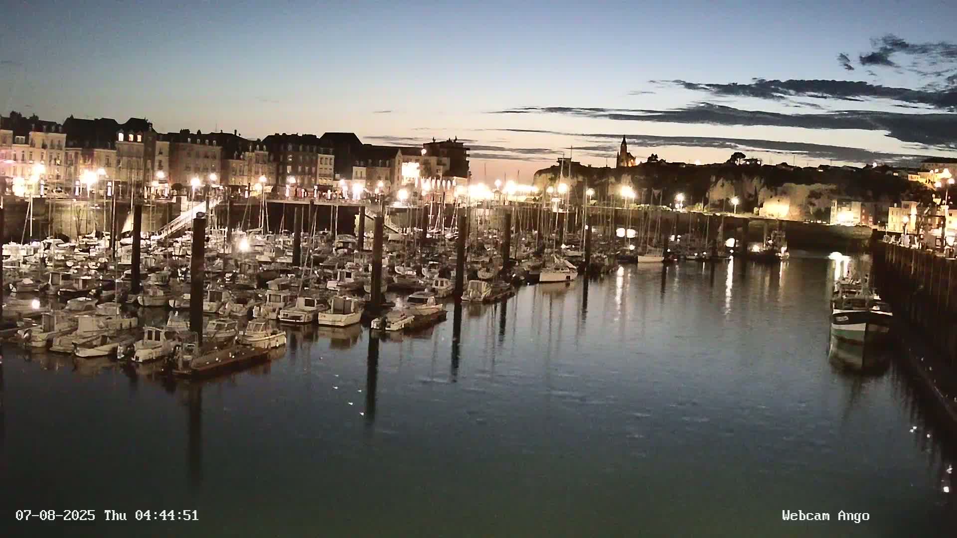 Dieppe, Port de Plaisance Marine Live Cam - Dieppe, Seine-Maritime, Normandie, France