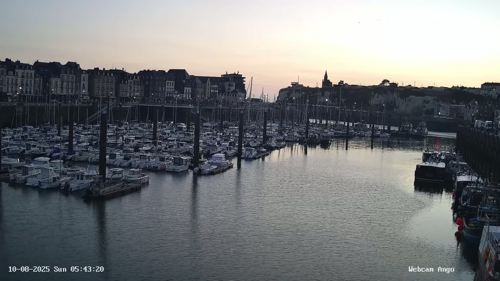 Dieppe, Port de Plaisance Marine Live Cam - Dieppe, Seine-Maritime, Normandie, France