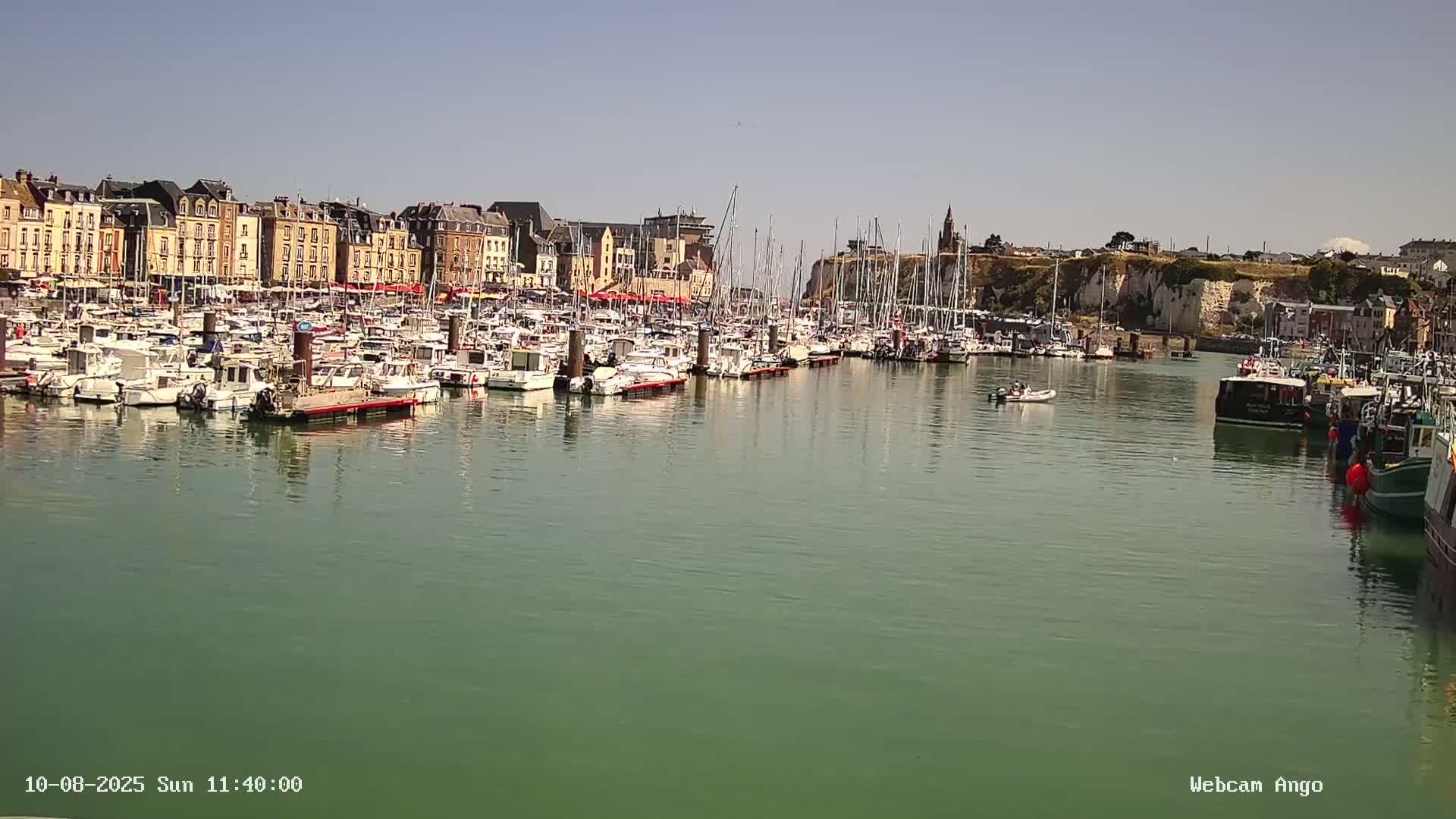 Dieppe, Port de Plaisance Marine Live Cam - Dieppe, Seine-Maritime, Normandie, France