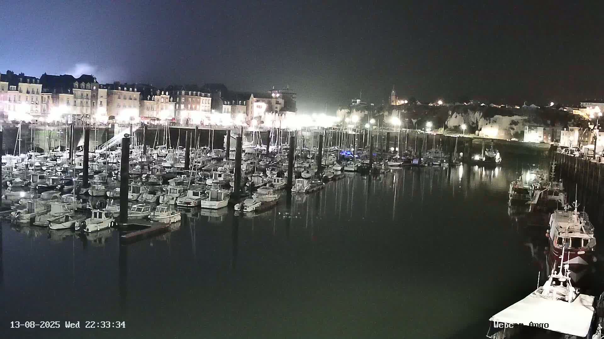 Dieppe, Port de Plaisance Marine Live Cam - Dieppe, Seine-Maritime, Normandie, France