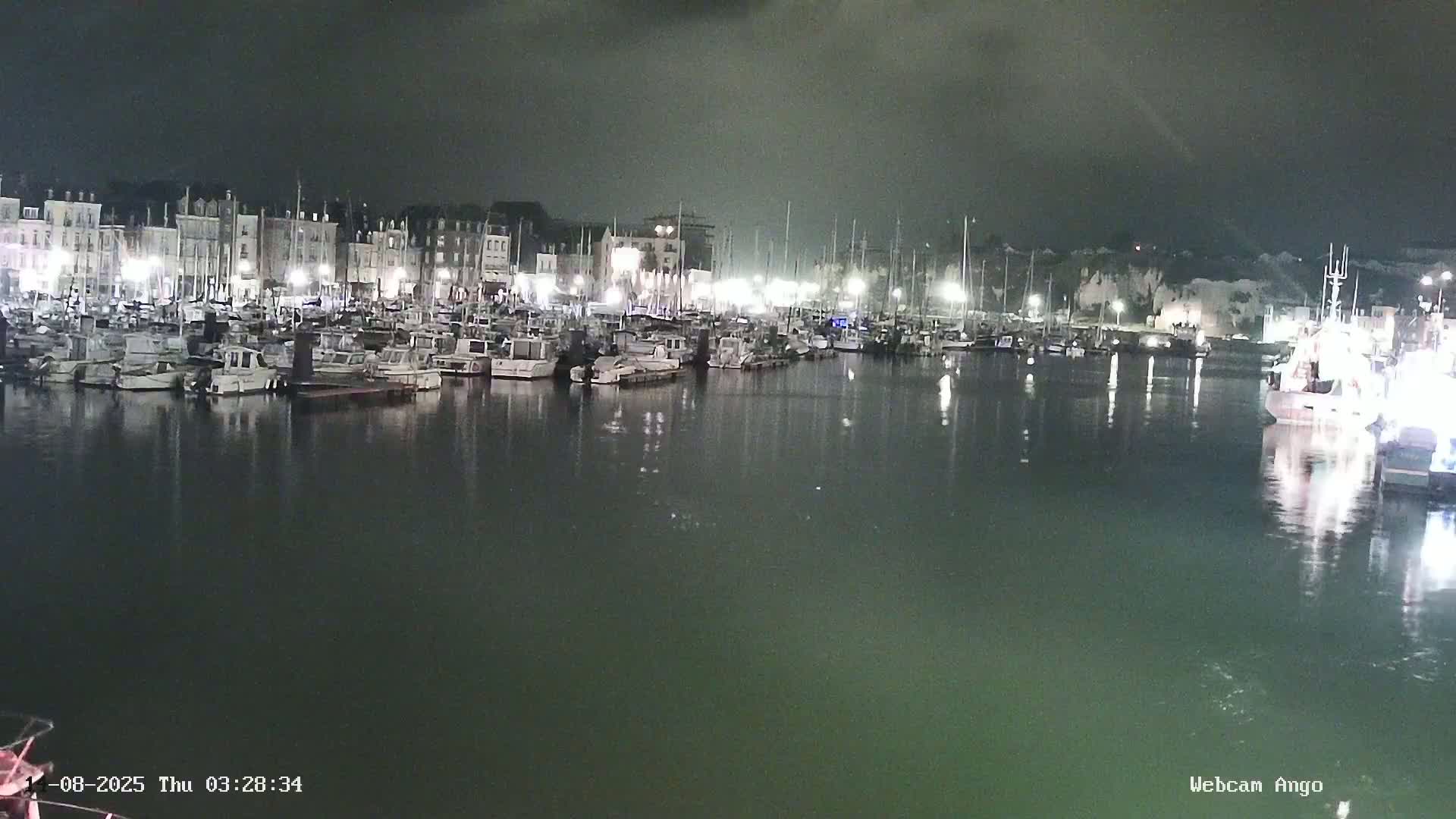 Dieppe, Port de Plaisance Marine Live Cam - Dieppe, Seine-Maritime, Normandie, France