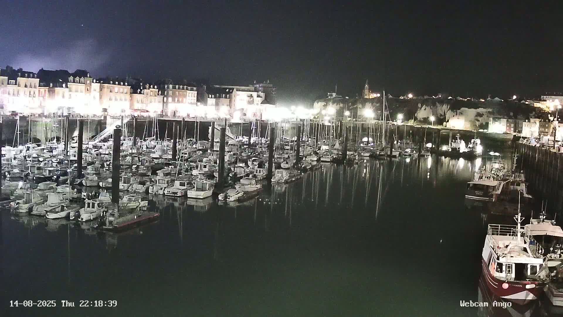Dieppe, Port de Plaisance Marine Live Cam - Dieppe, Seine-Maritime, Normandie, France