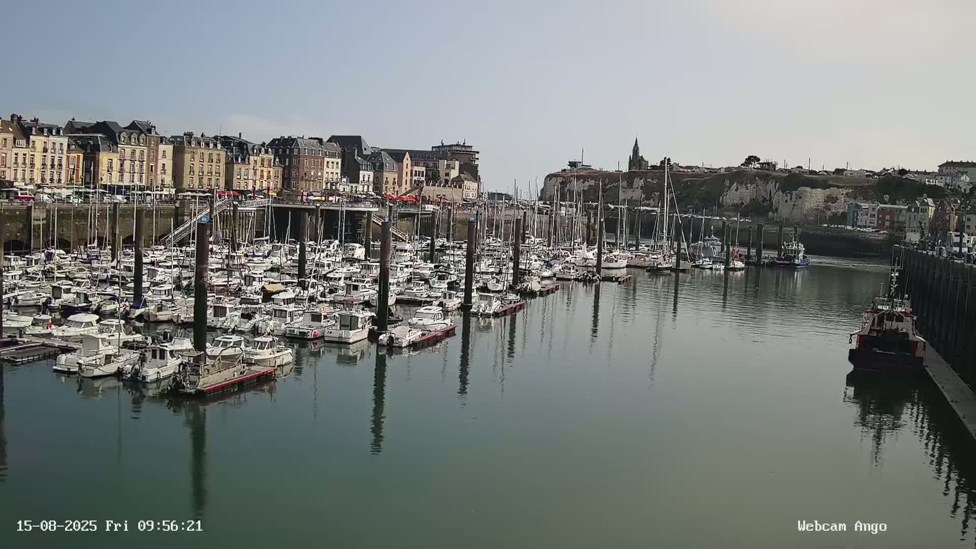 Dieppe, Port de Plaisance Marine Live Cam - Dieppe, Seine-Maritime, Normandie, France