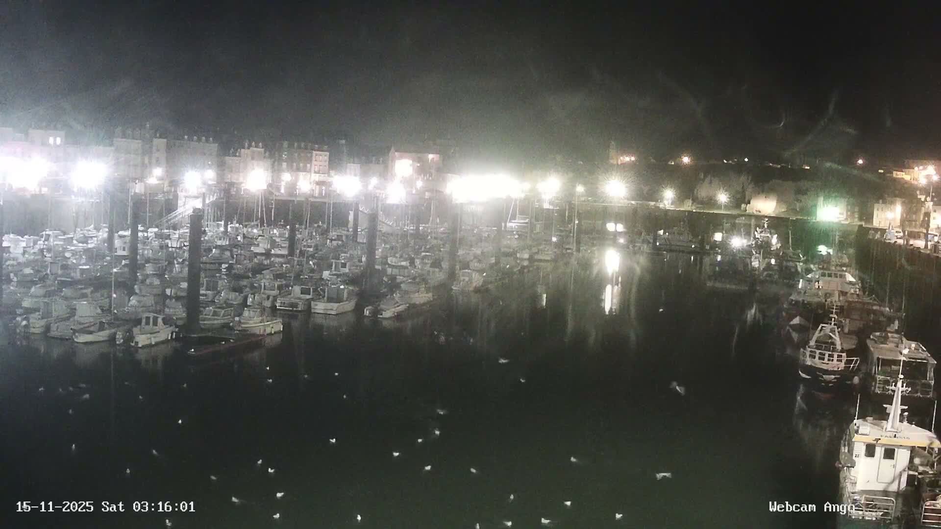 Dieppe, Port de Plaisance Marine Live Cam - Dieppe, Seine-Maritime, Normandie, France