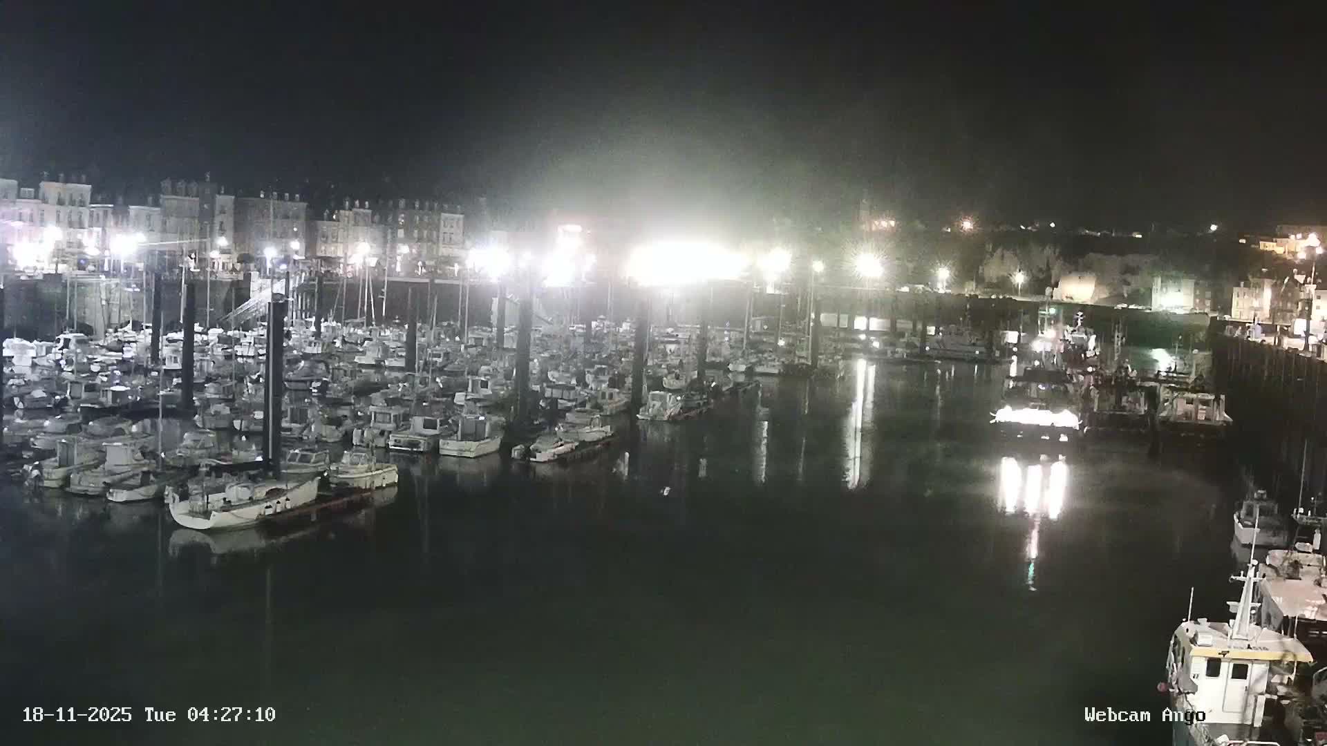 Dieppe, Port de Plaisance Marine Live Cam - Dieppe, Seine-Maritime, Normandie, France