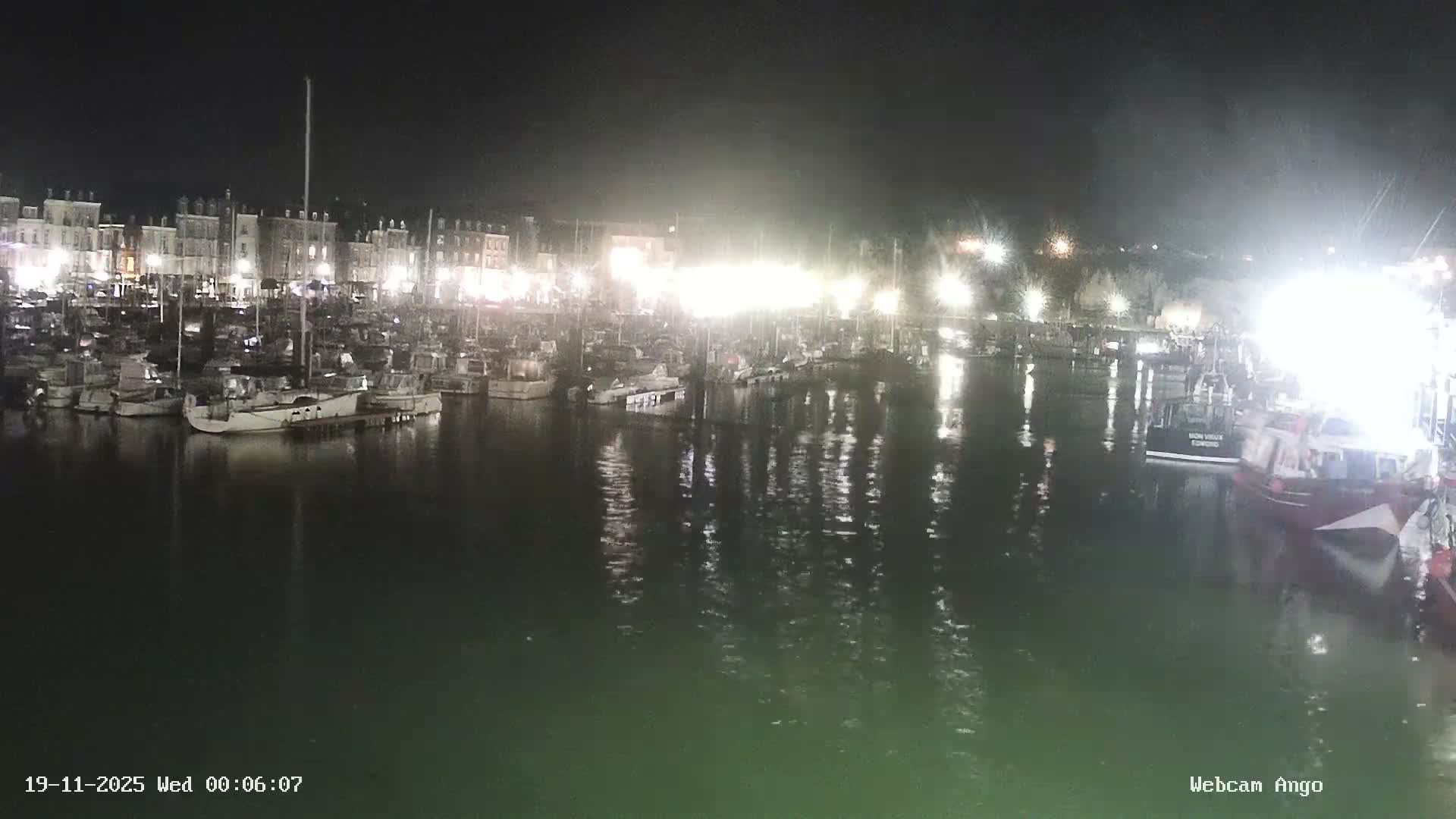 Dieppe, Port de Plaisance Marine Live Cam - Dieppe, Seine-Maritime, Normandie, France
