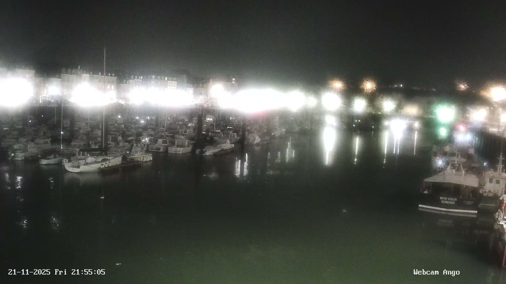 Dieppe, Port de Plaisance Marine Live Cam - Dieppe, Seine-Maritime, Normandie, France