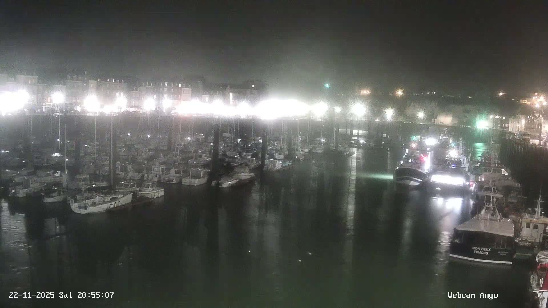 Dieppe, Port de Plaisance Marine Live Cam - Dieppe, Seine-Maritime, Normandie, France