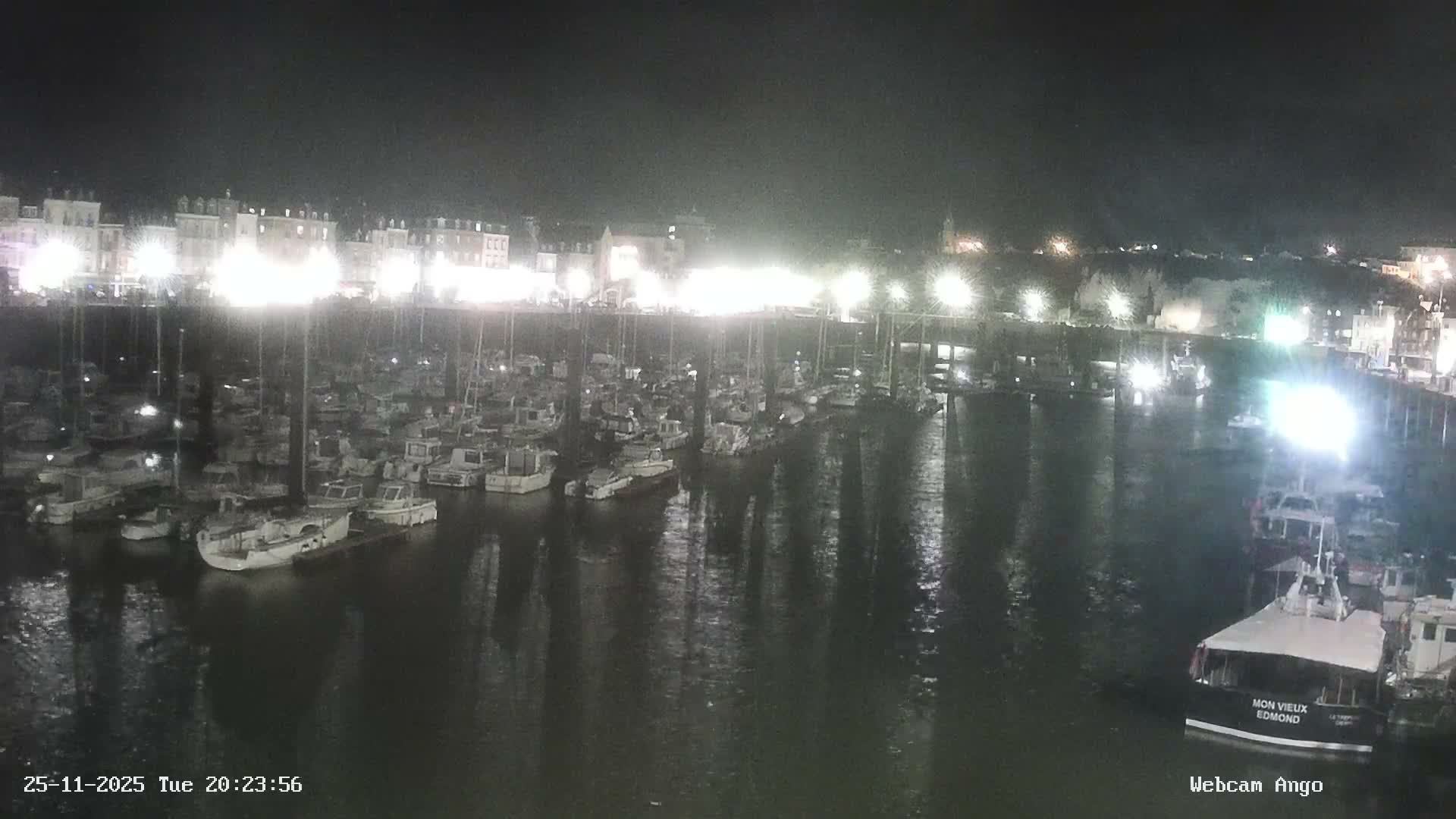 Dieppe, Port de Plaisance Marine Live Cam - Dieppe, Seine-Maritime, Normandie, France