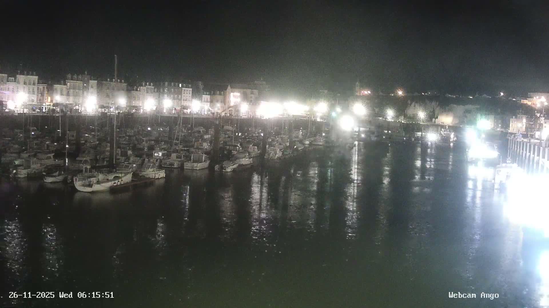 Dieppe, Port de Plaisance Marine Live Cam - Dieppe, Seine-Maritime, Normandie, France