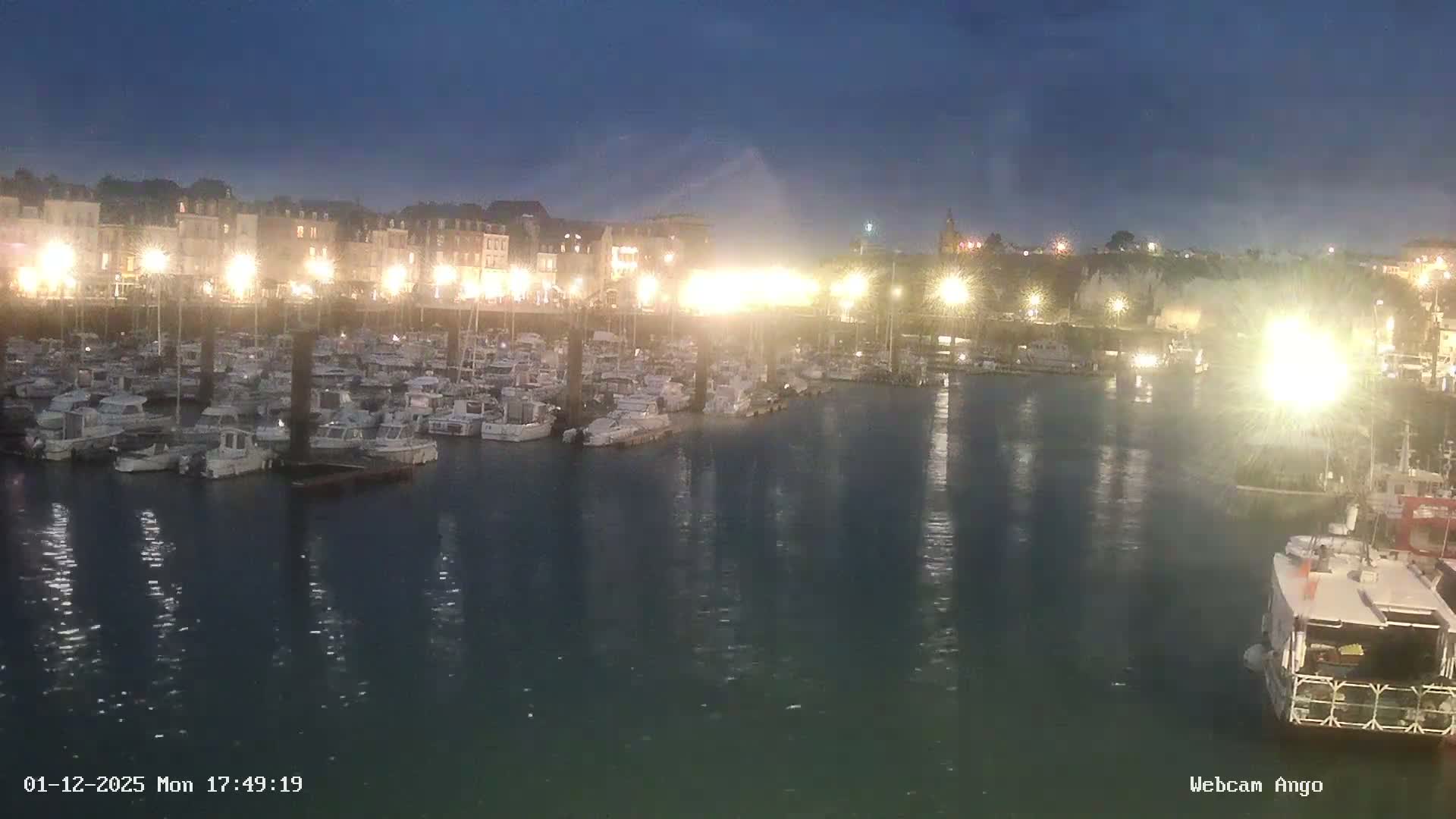 Dieppe, Port de Plaisance Marine Live Cam - Dieppe, Seine-Maritime, Normandie, France