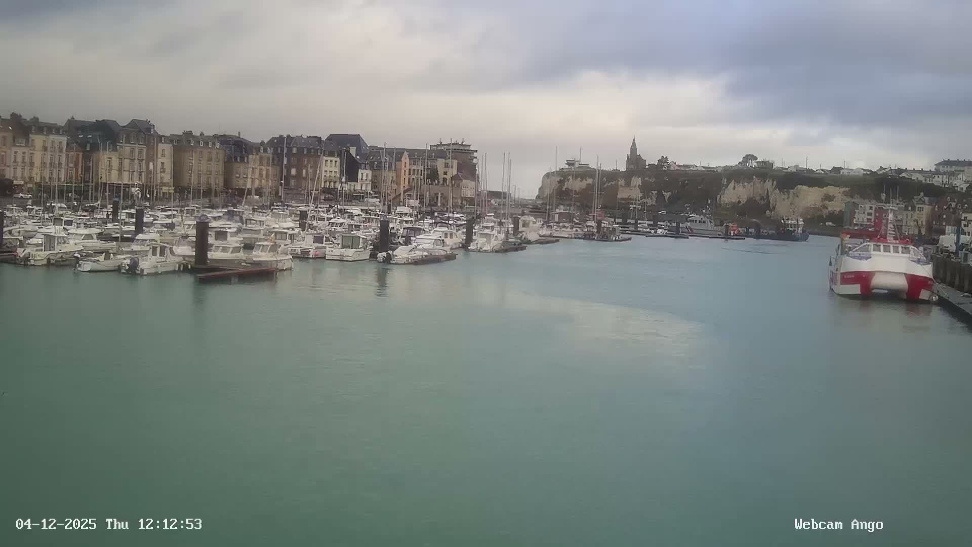 Dieppe, Port de Plaisance Marine Live Cam - Dieppe, Seine-Maritime, Normandie, France