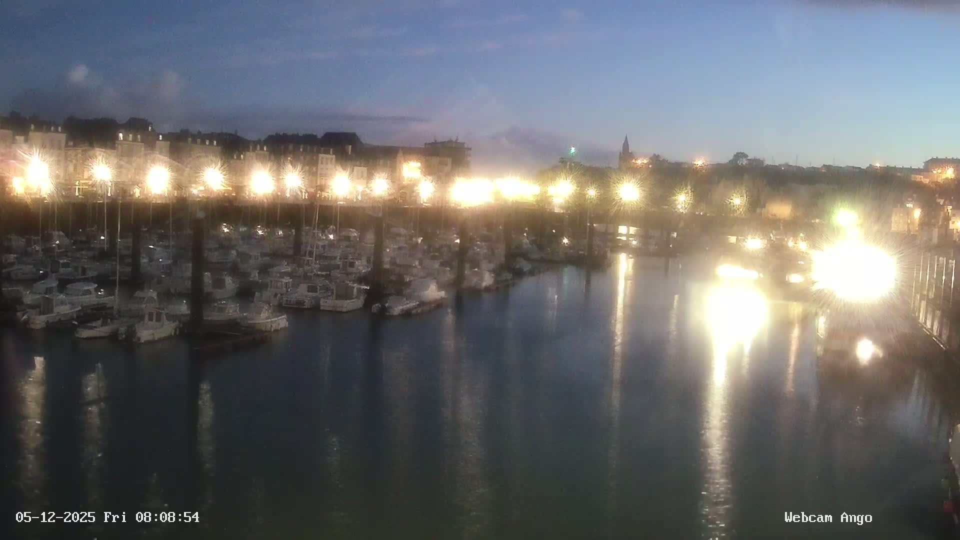 Dieppe, Port de Plaisance Marine Live Cam - Dieppe, Seine-Maritime, Normandie, France