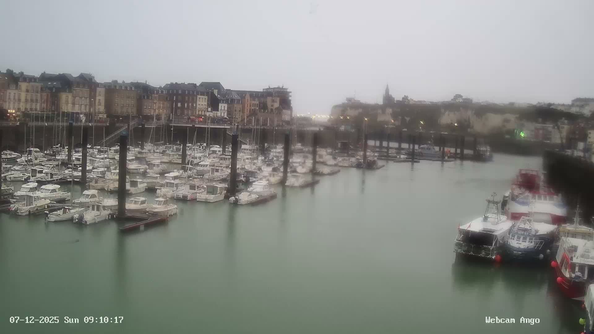 Dieppe, Port de Plaisance Marine Live Cam - Dieppe, Seine-Maritime, Normandie, France