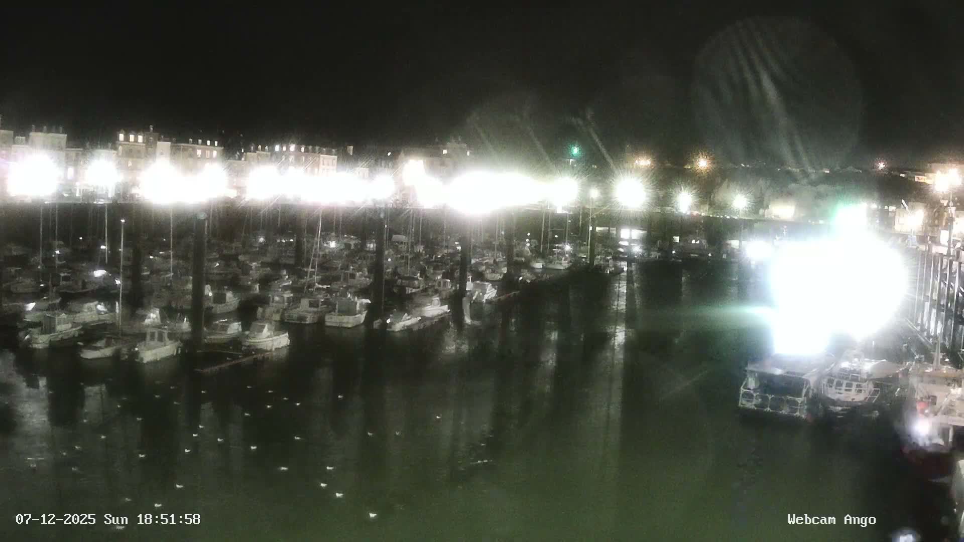 Dieppe, Port de Plaisance Marine Live Cam - Dieppe, Seine-Maritime, Normandie, France