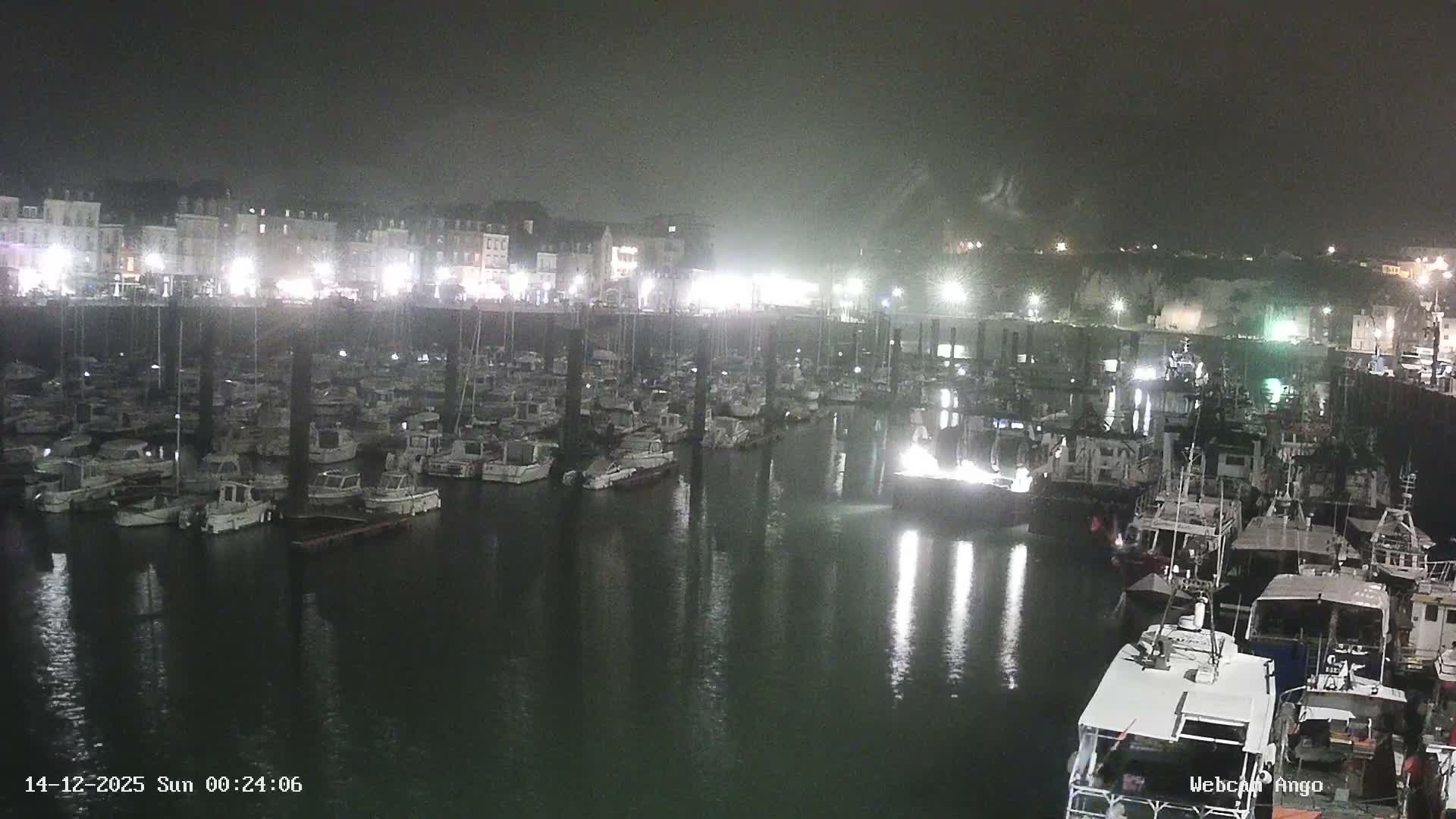 Dieppe, Port de Plaisance Marine Live Cam - Dieppe, Seine-Maritime, Normandie, France