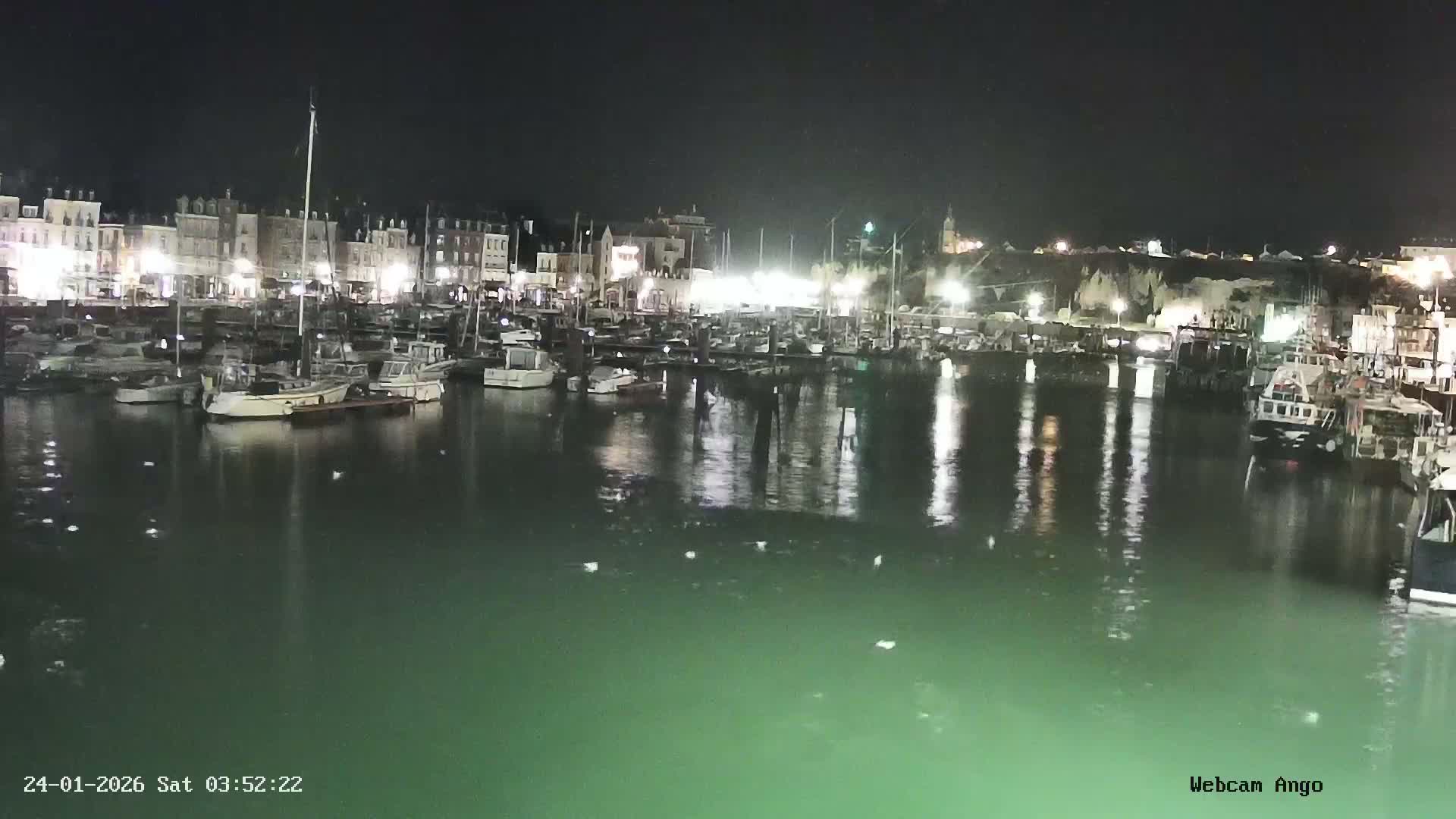 Dieppe, Port de Plaisance Marine Live Cam - Dieppe, Seine-Maritime, Normandie, France