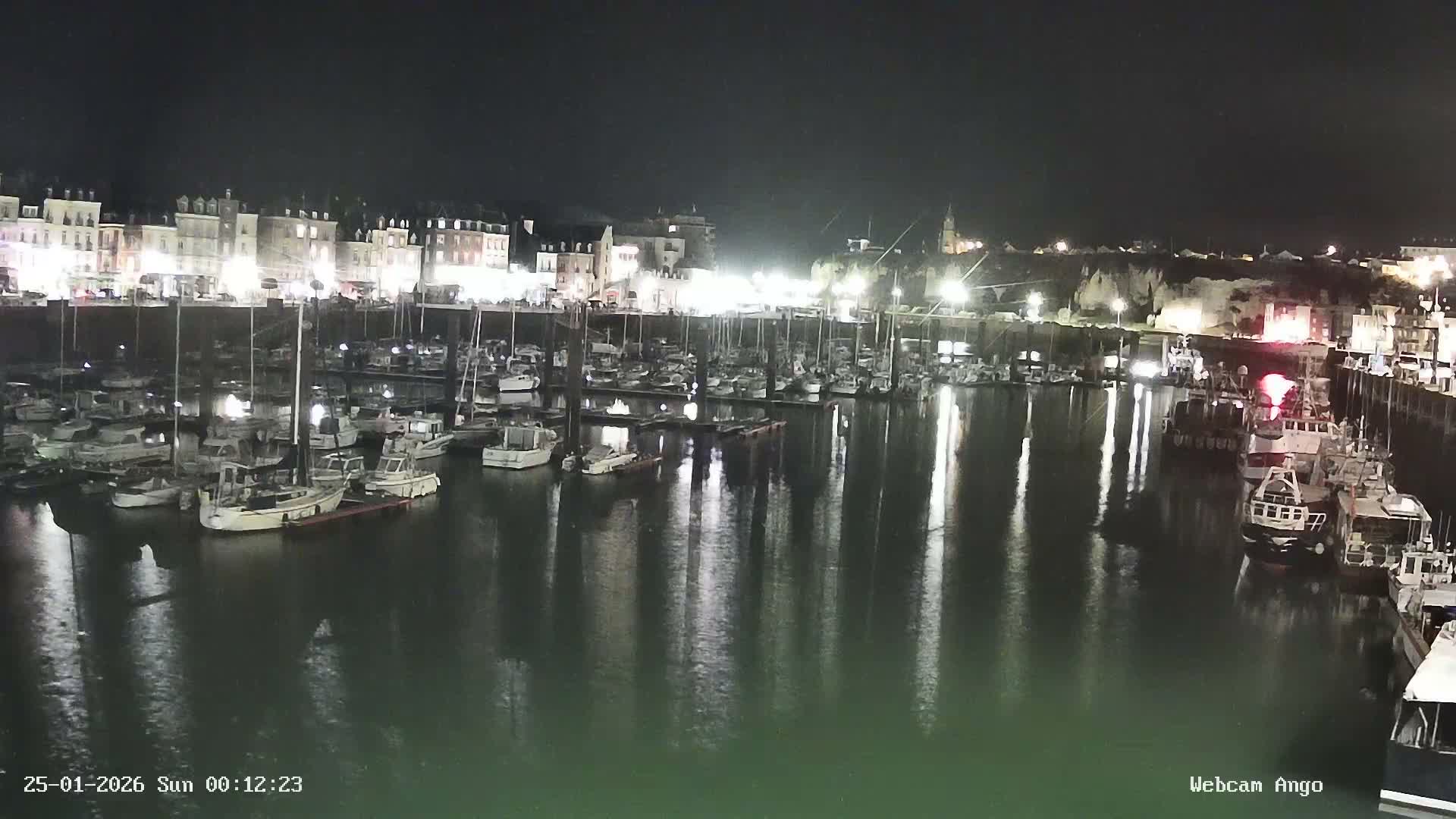 Dieppe, Port de Plaisance Marine Live Cam - Dieppe, Seine-Maritime, Normandie, France