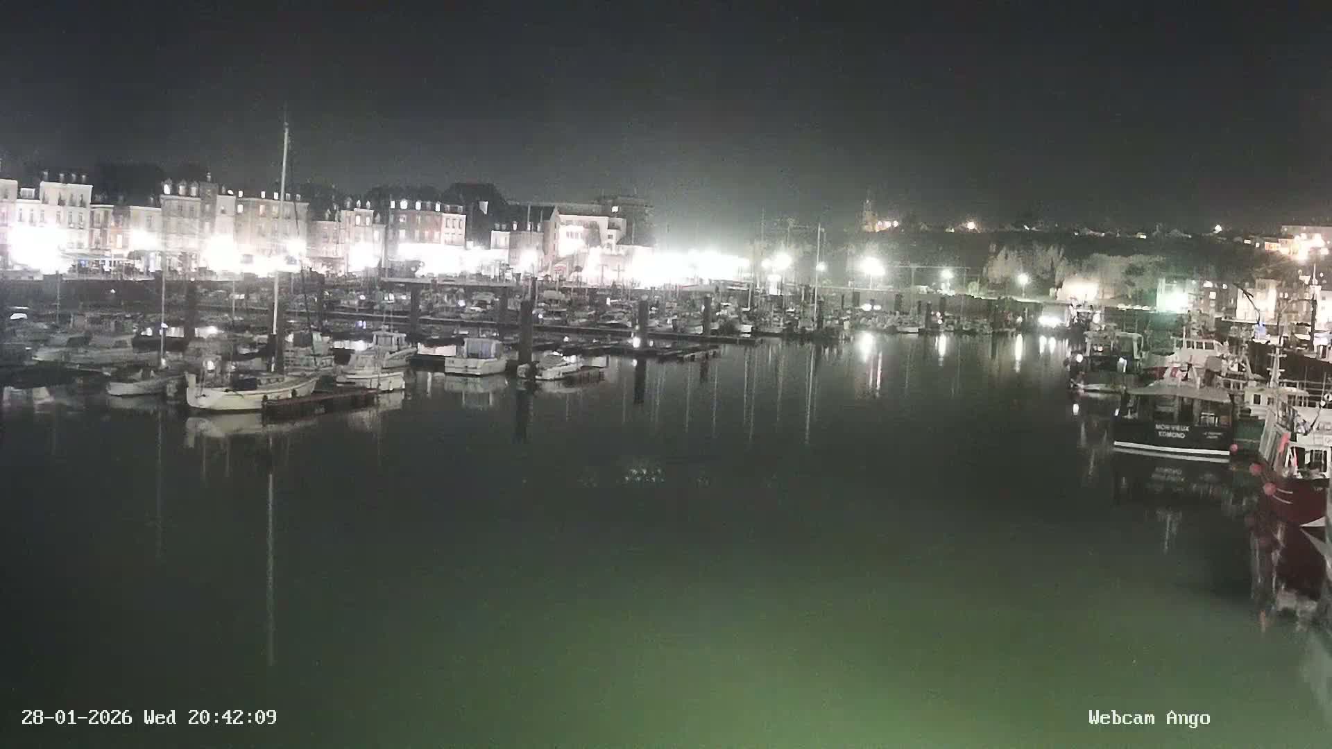 Dieppe, Port de Plaisance Marine Live Cam - Dieppe, Seine-Maritime, Normandie, France