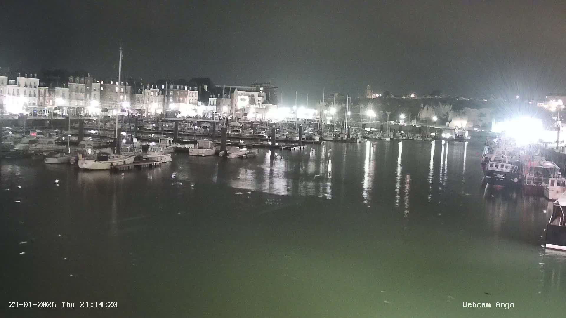 Dieppe, Port de Plaisance Marine Live Cam - Dieppe, Seine-Maritime, Normandie, France