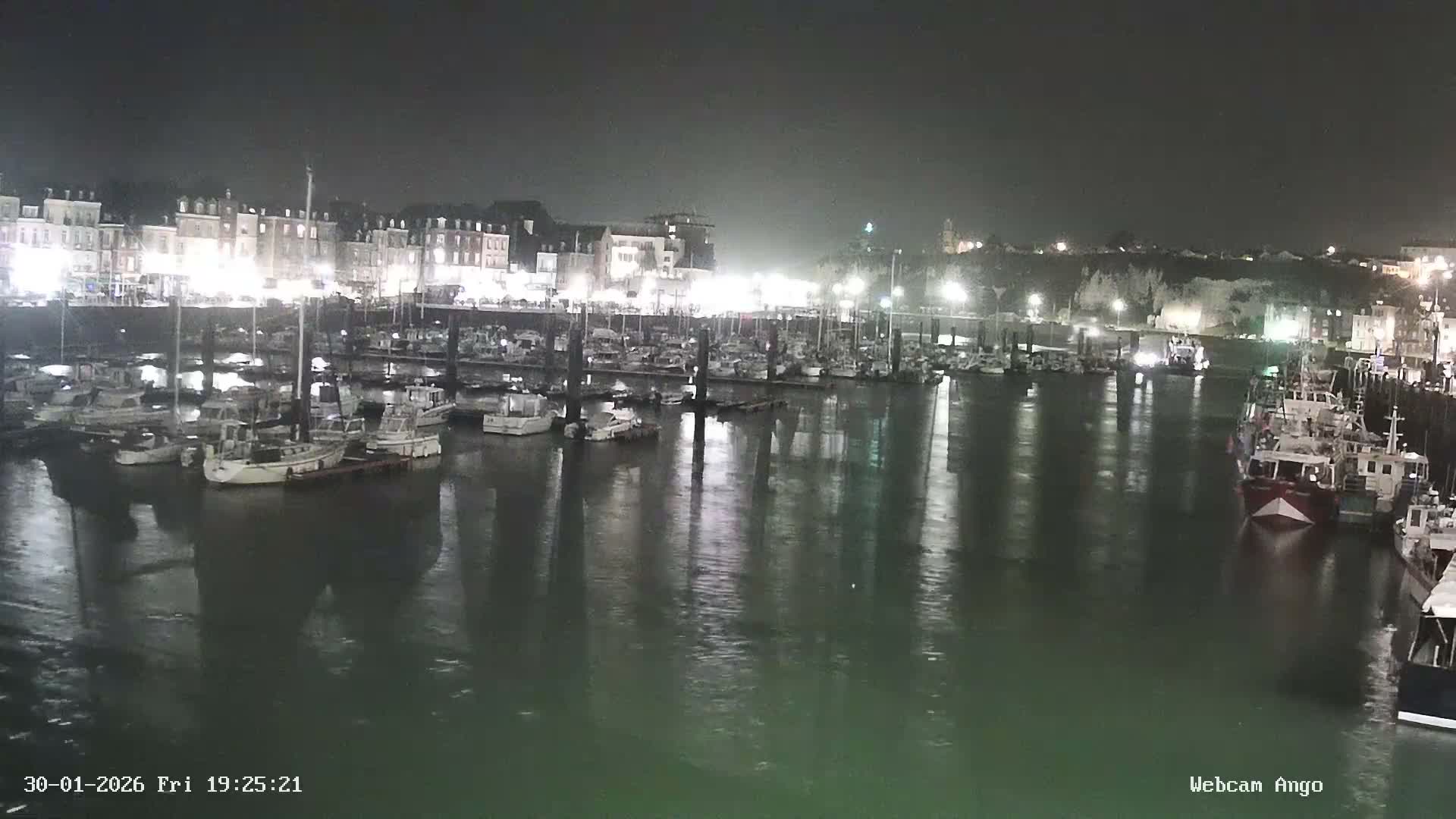 Dieppe, Port de Plaisance Marine Live Cam - Dieppe, Seine-Maritime, Normandie, France