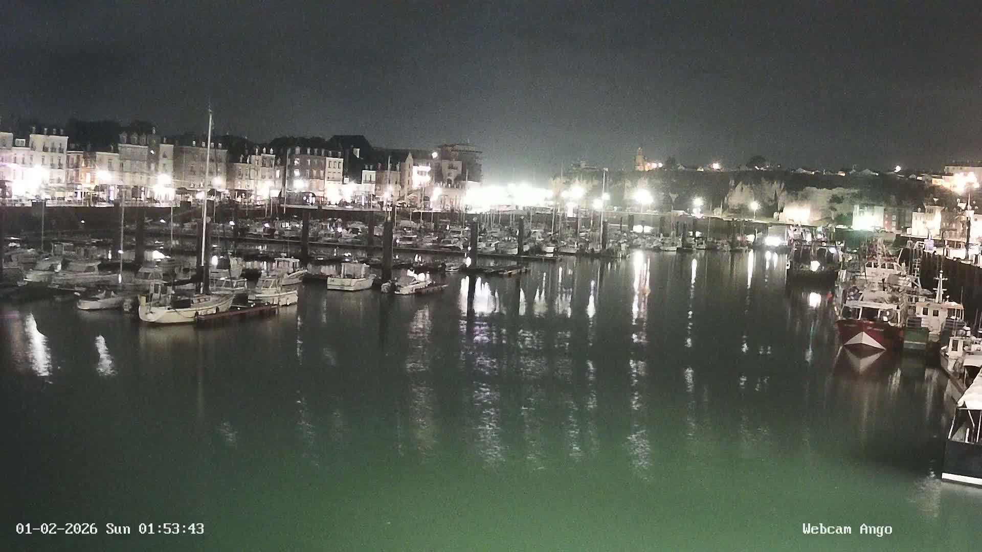 Dieppe, Port de Plaisance Marine Live Cam - Dieppe, Seine-Maritime, Normandie, France