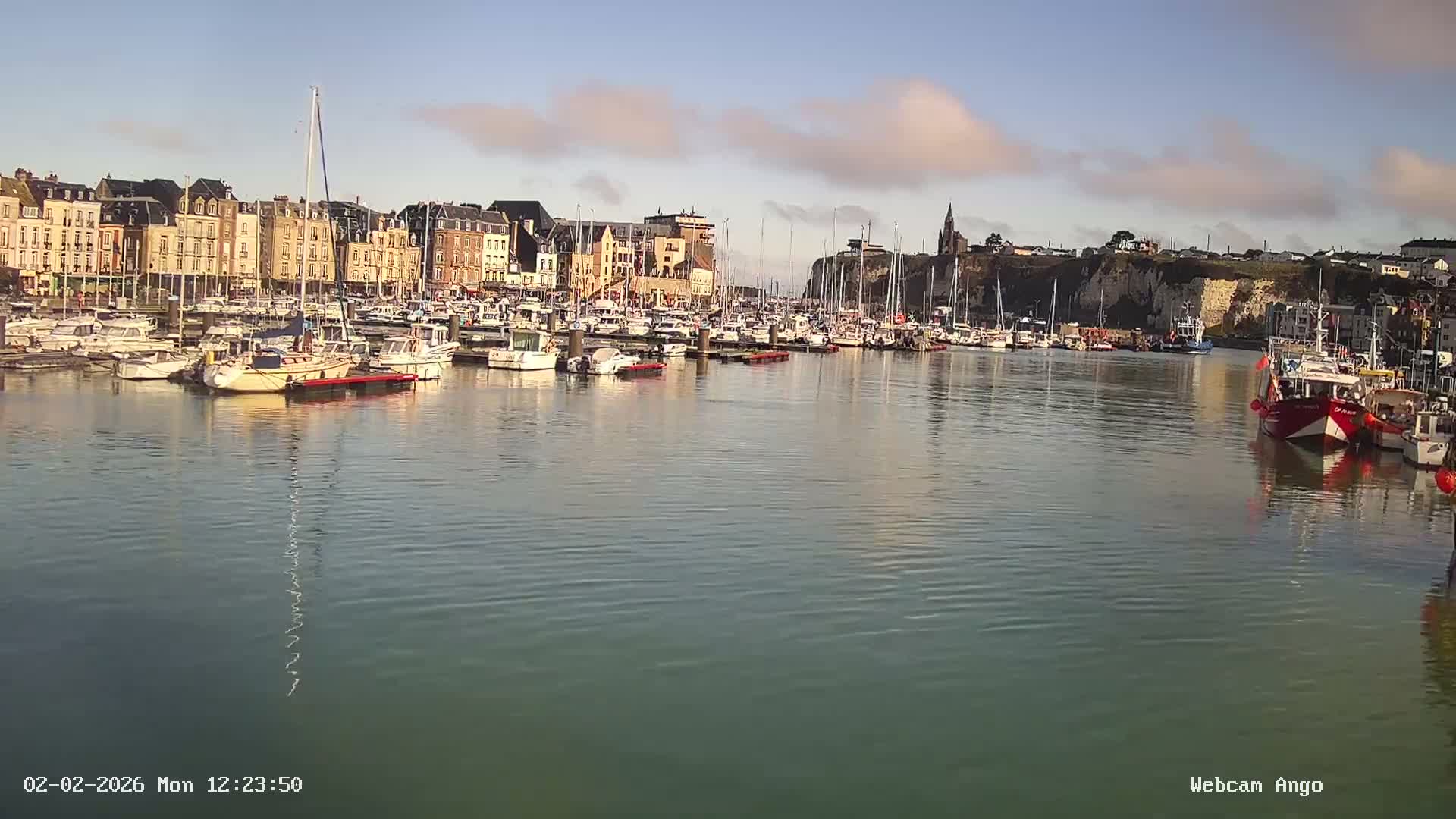 Dieppe, Port de Plaisance Marine Live Cam - Dieppe, Seine-Maritime, Normandie, France