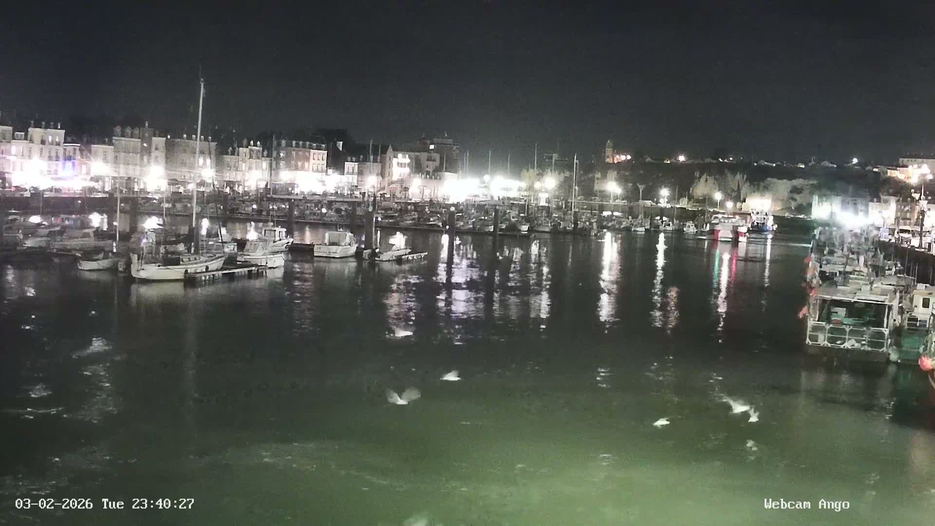 Dieppe, Port de Plaisance Marine Live Cam - Dieppe, Seine-Maritime, Normandie, France