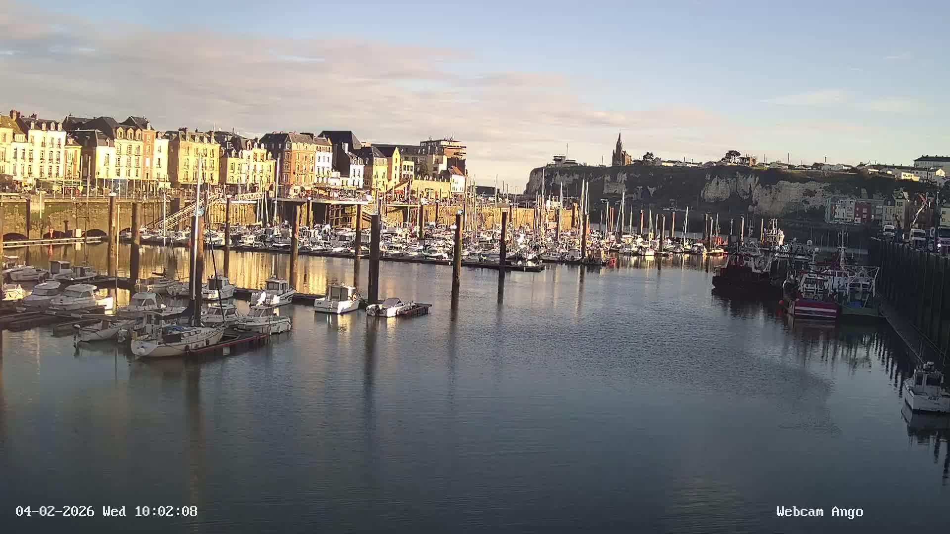 Dieppe, Port de Plaisance Marine Live Cam - Dieppe, Seine-Maritime, Normandie, France