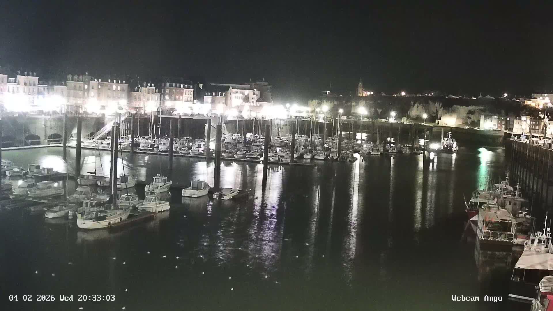 Dieppe, Port de Plaisance Marine Live Cam - Dieppe, Seine-Maritime, Normandie, France