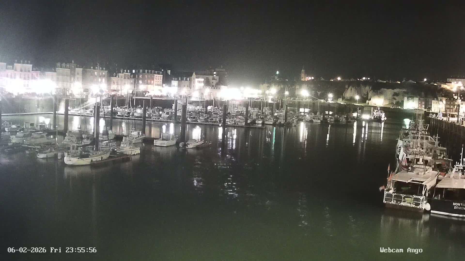 Dieppe, Port de Plaisance Marine Live Cam - Dieppe, Seine-Maritime, Normandie, France