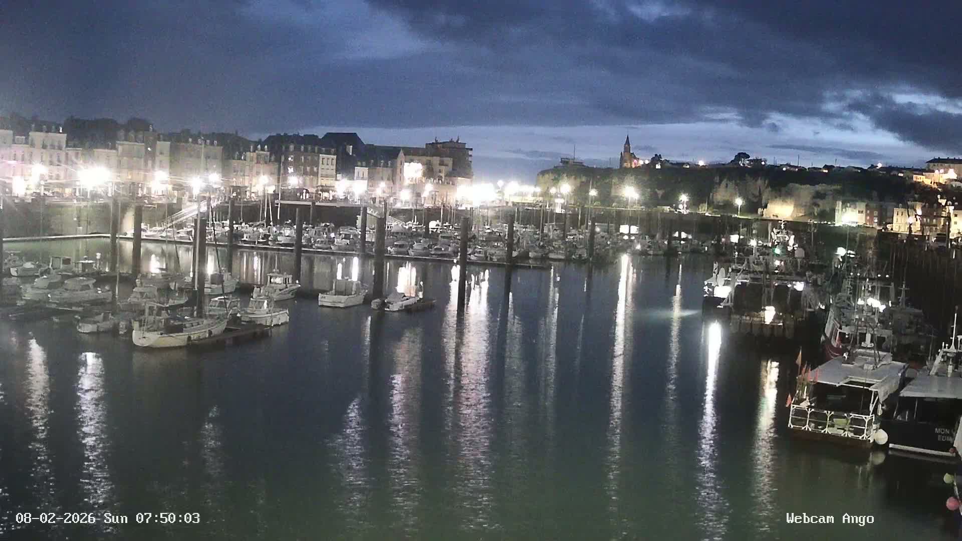Dieppe, Port de Plaisance Marine Live Cam - Dieppe, Seine-Maritime, Normandie, France