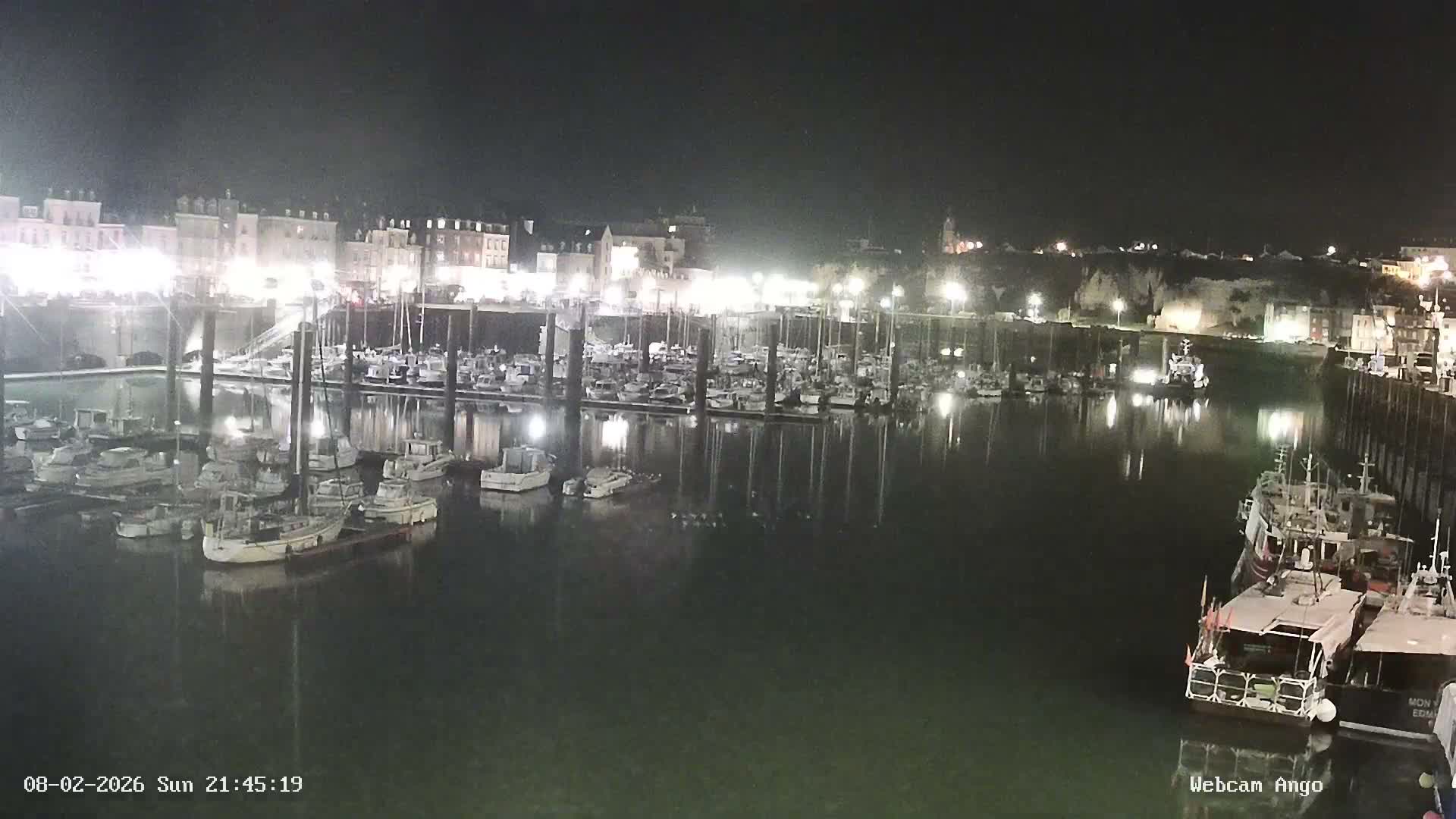 Dieppe, Port de Plaisance Marine Live Cam - Dieppe, Seine-Maritime, Normandie, France