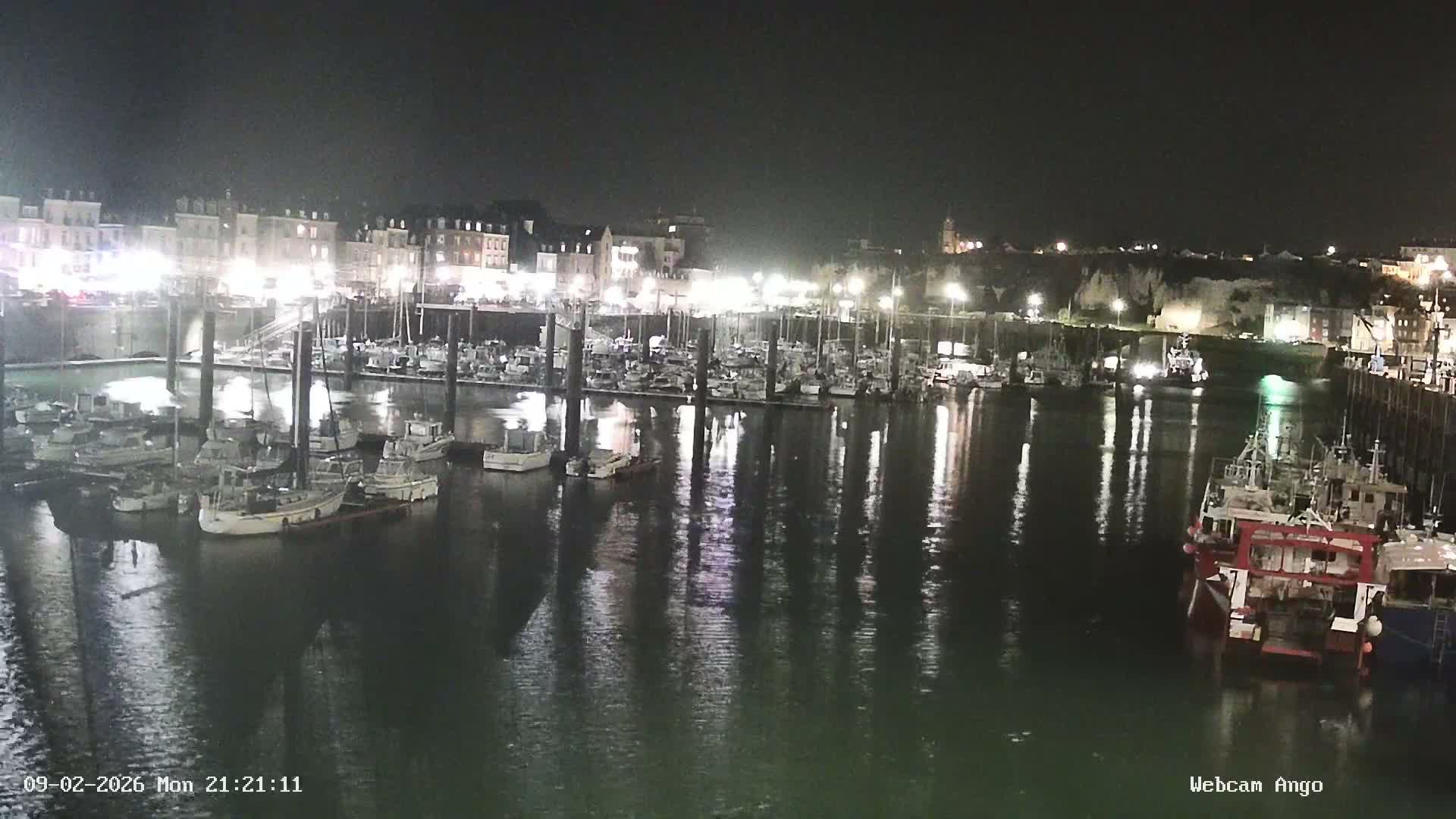 Dieppe, Port de Plaisance Marine Live Cam - Dieppe, Seine-Maritime, Normandie, France