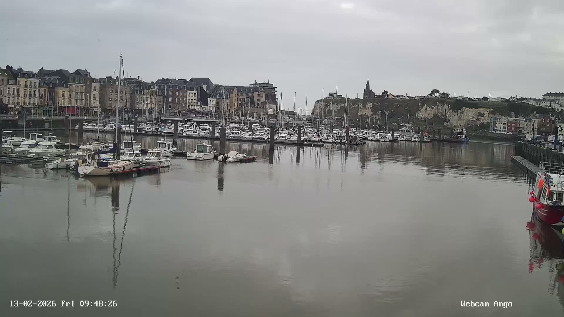 Dieppe, Port de Plaisance Marine Live Cam - Dieppe, Seine-Maritime, Normandie, France