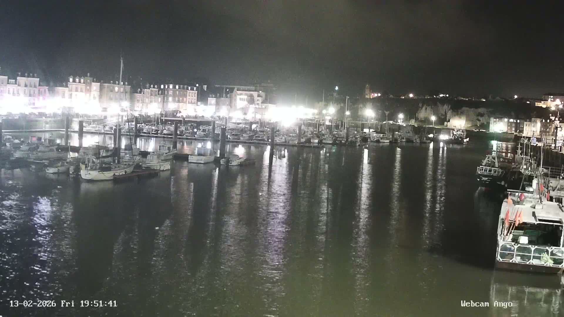 Dieppe, Port de Plaisance Marine Live Cam - Dieppe, Seine-Maritime, Normandie, France