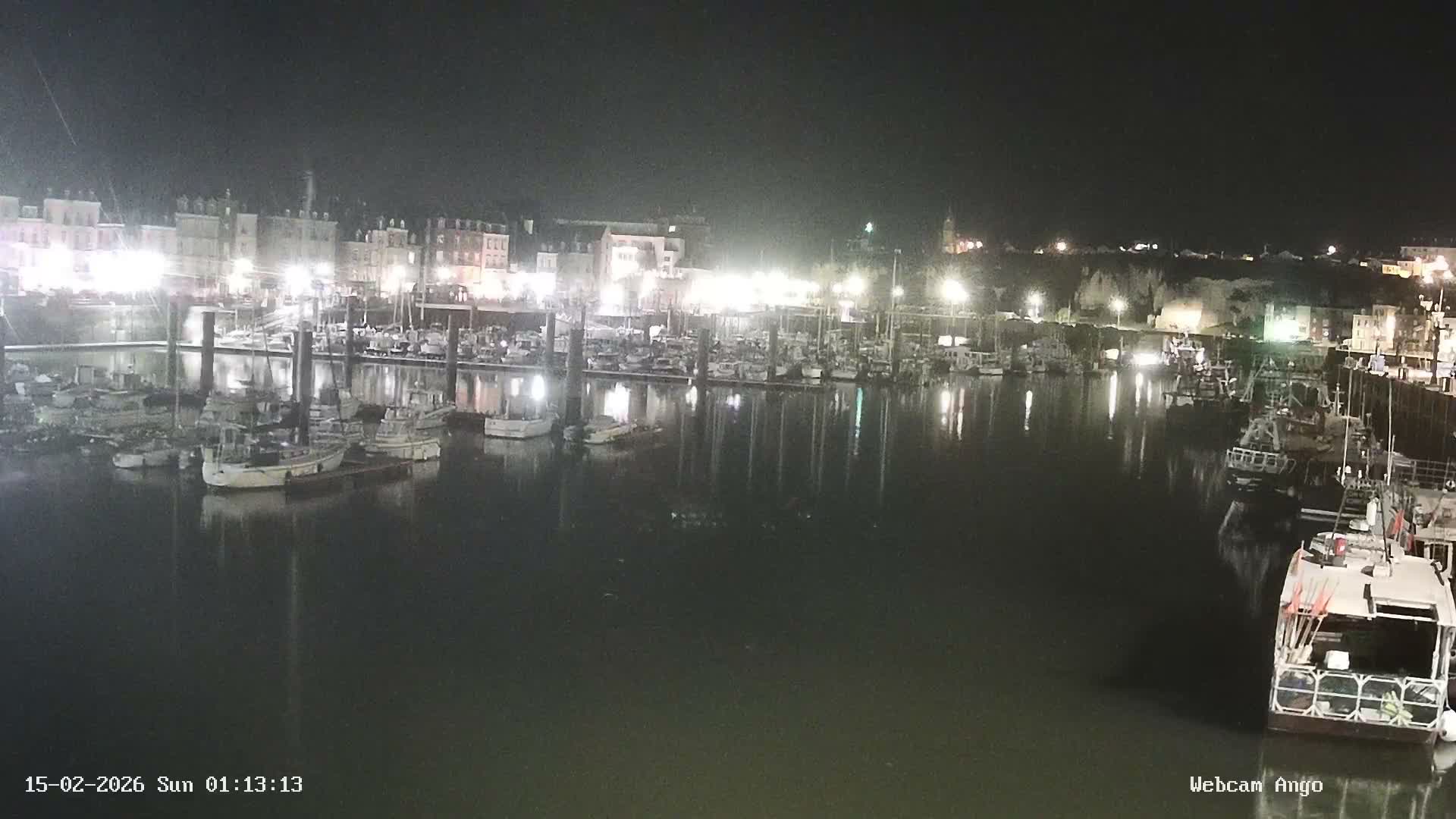Dieppe, Port de Plaisance Marine Live Cam - Dieppe, Seine-Maritime, Normandie, France