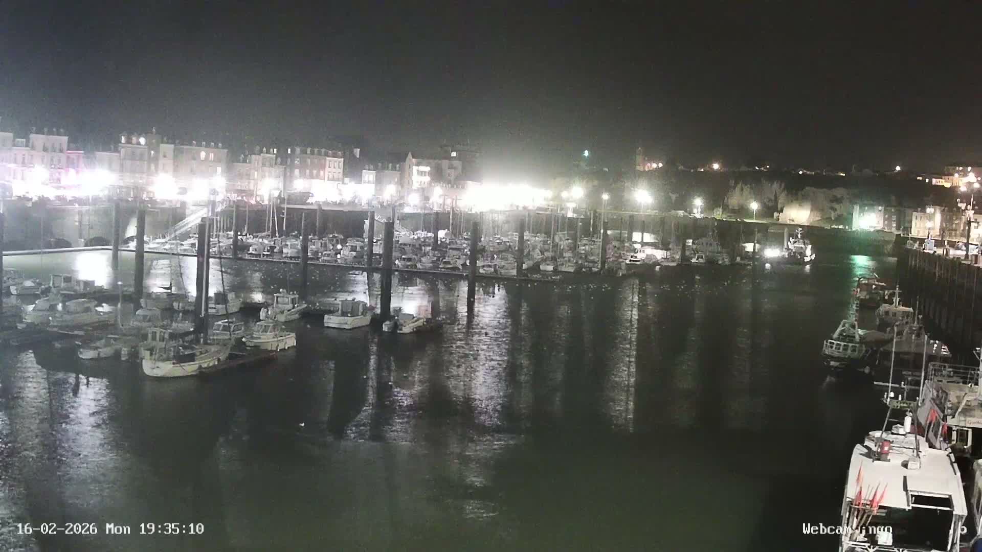 Dieppe, Port de Plaisance Marine Live Cam - Dieppe, Seine-Maritime, Normandie, France