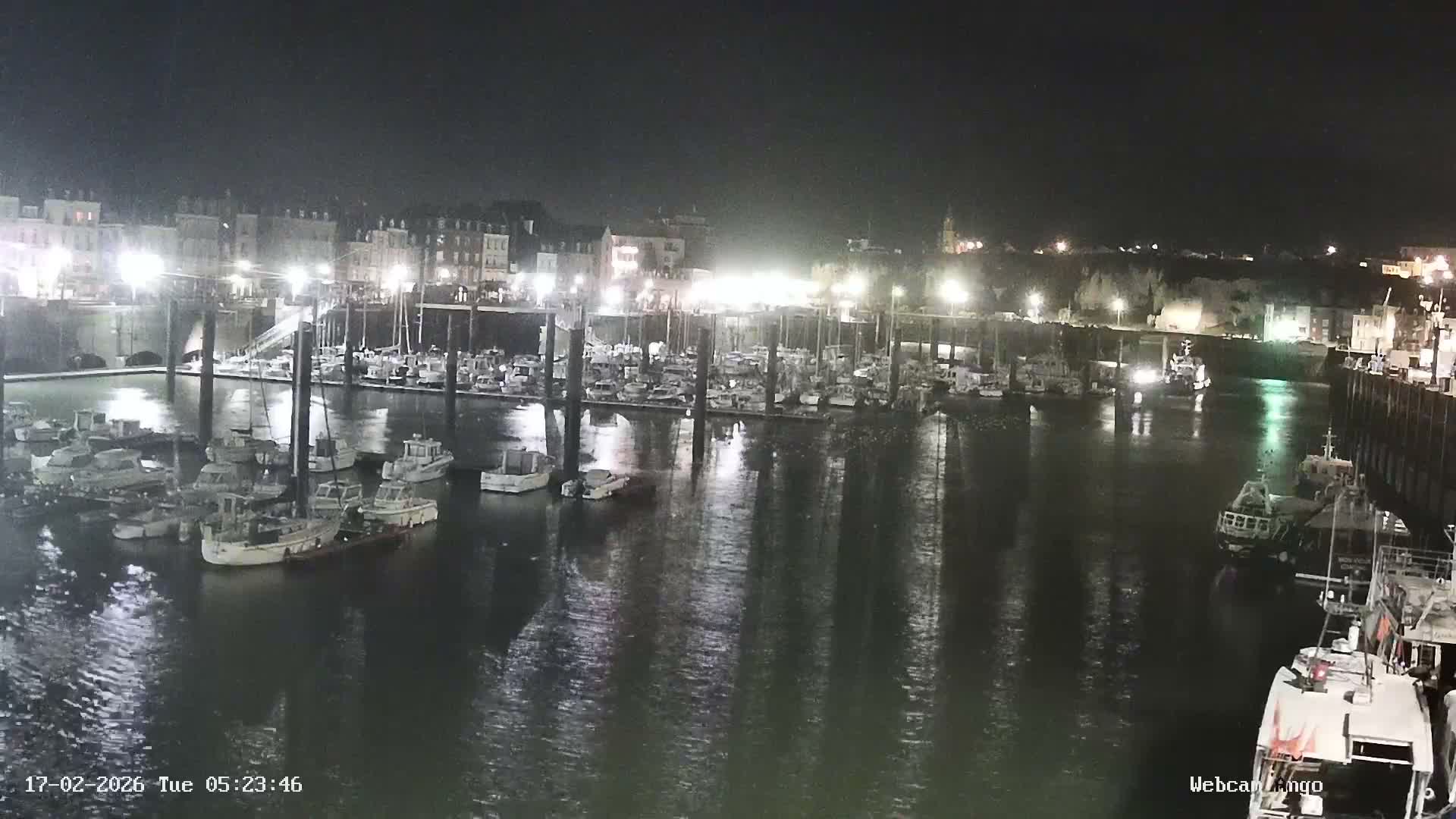 Dieppe, Port de Plaisance Marine Live Cam - Dieppe, Seine-Maritime, Normandie, France